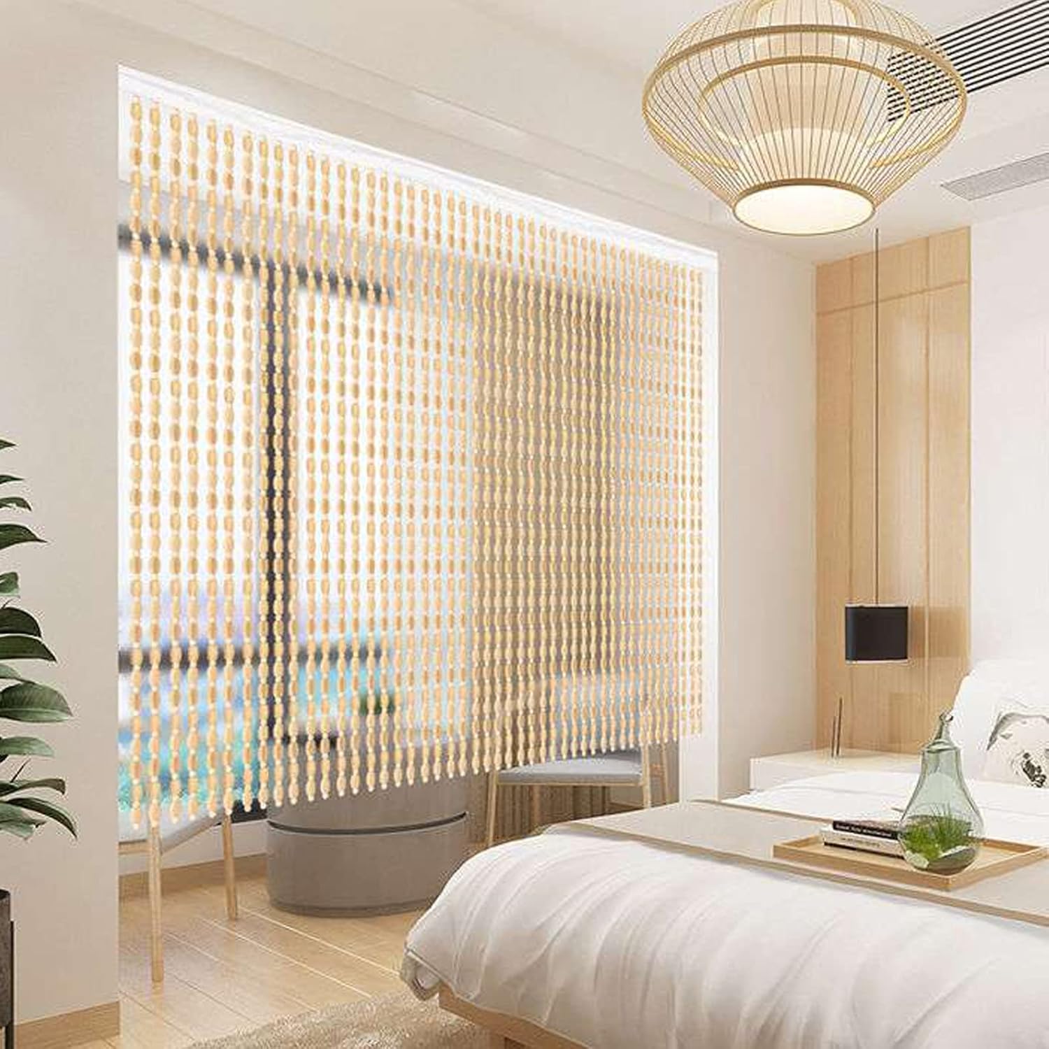 Bamboo Beaded Door Curtain for Home Decor 1