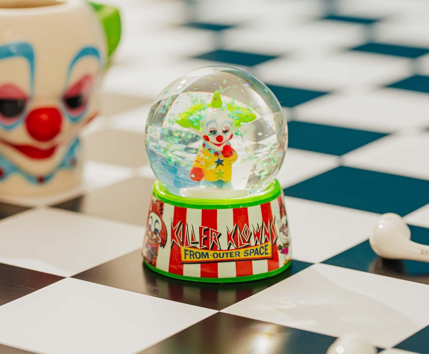 Killer Klowns from Outer Space Snow Globe Miniature 3 Inches