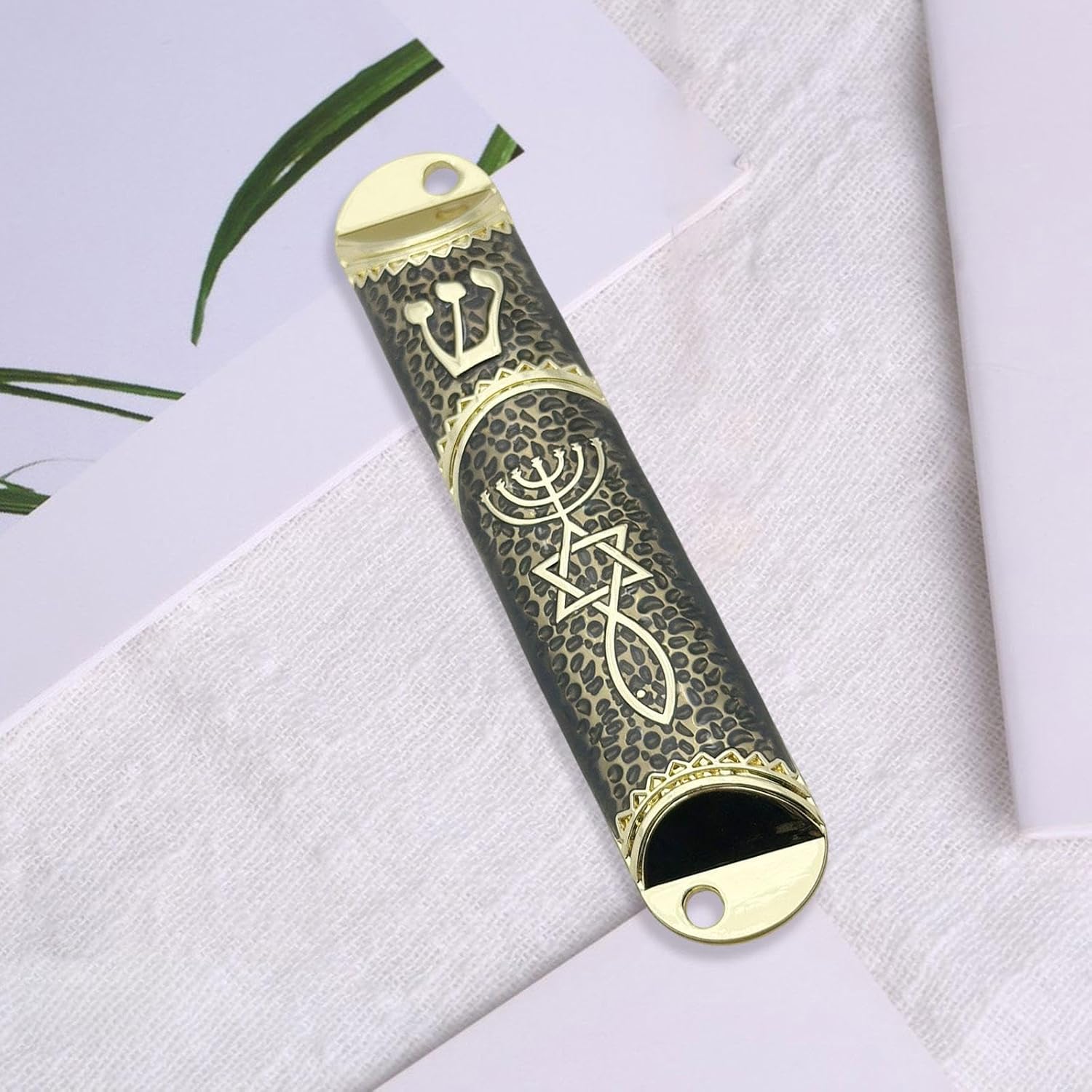 Stylish Mezuzah Case for Home Blessings and Protection Black 106cm