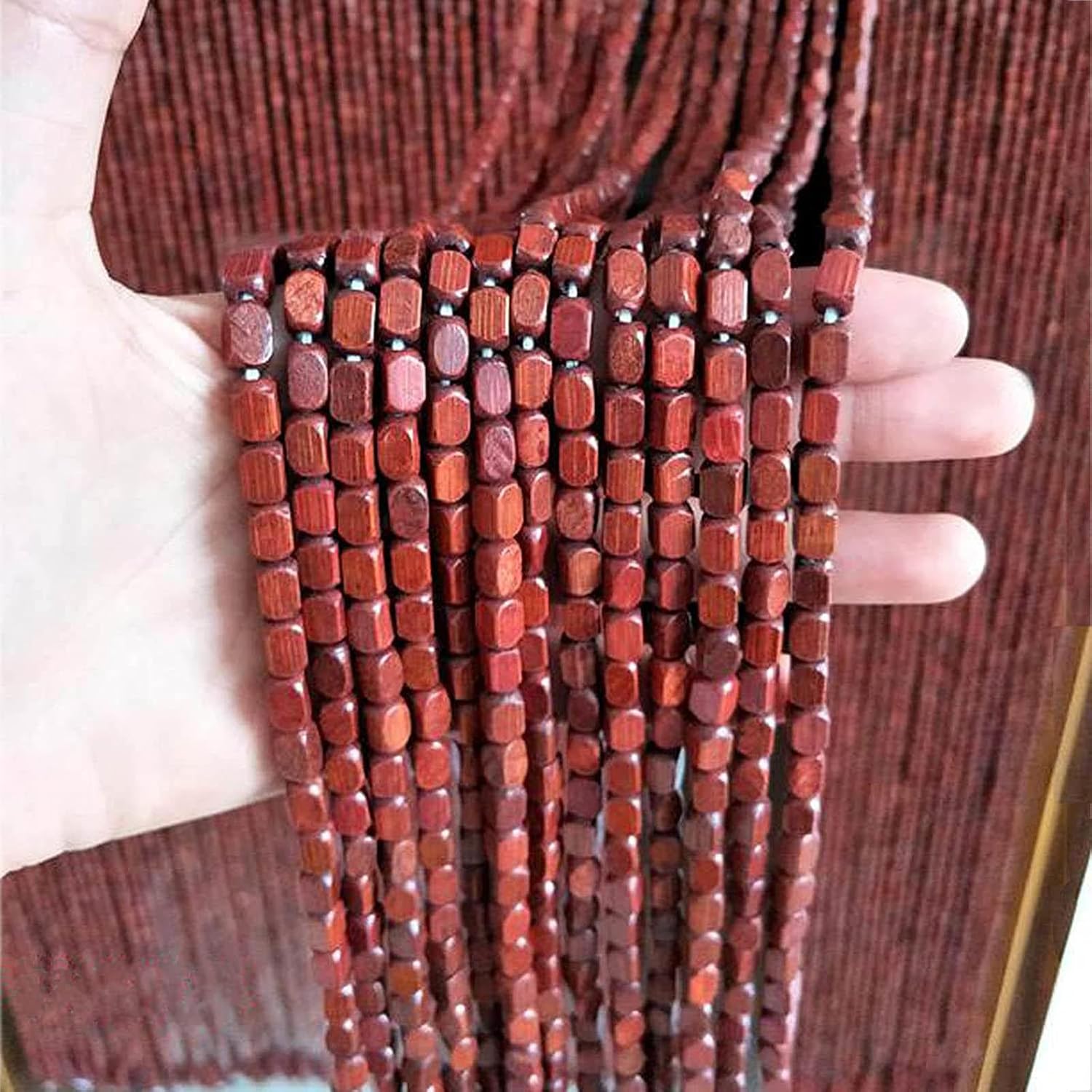 Wooden Beaded Bamboo Door Curtain 60-140 Strings