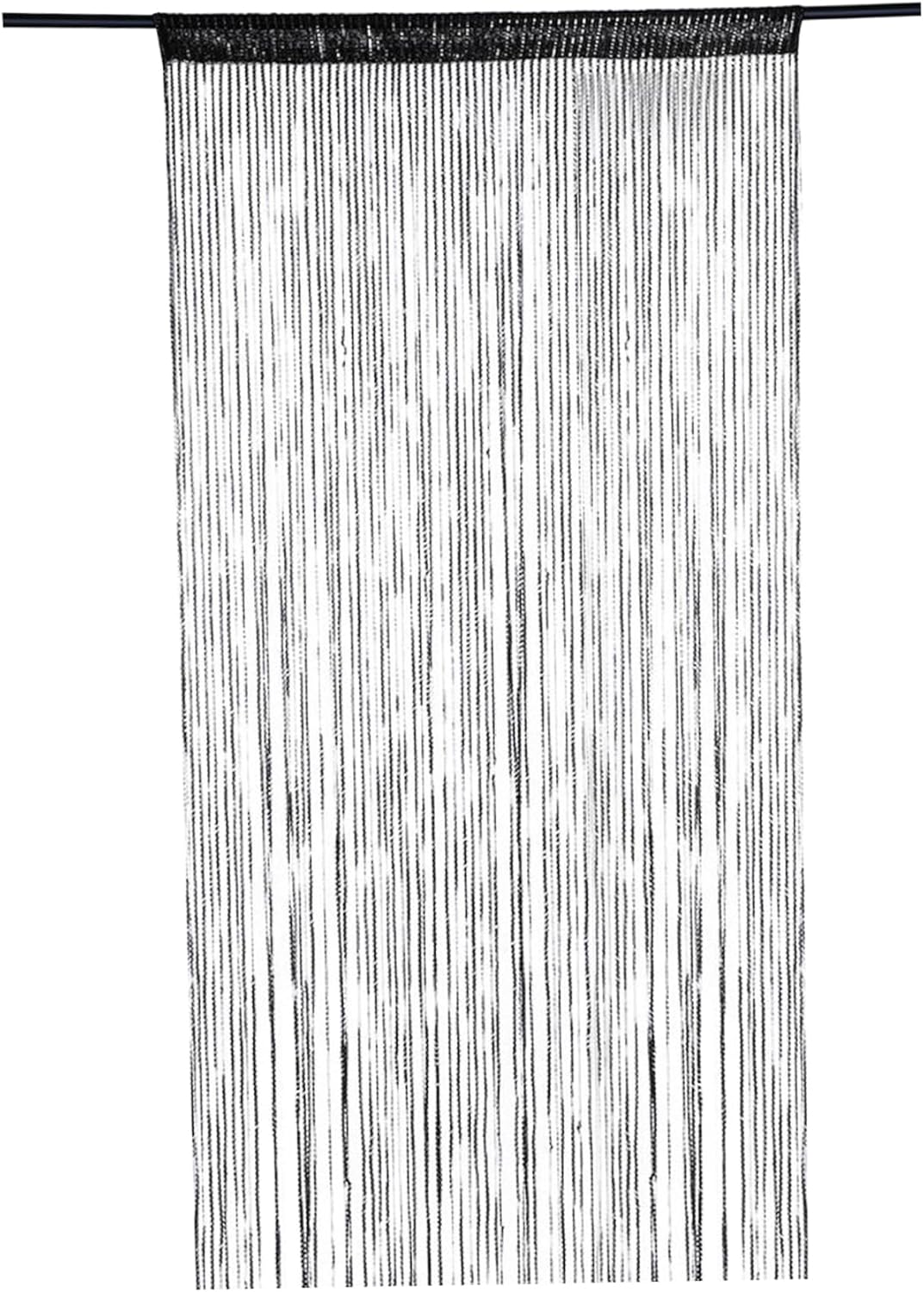 Shiny Beaded Door Curtains 39x79 Black Wedding Decor