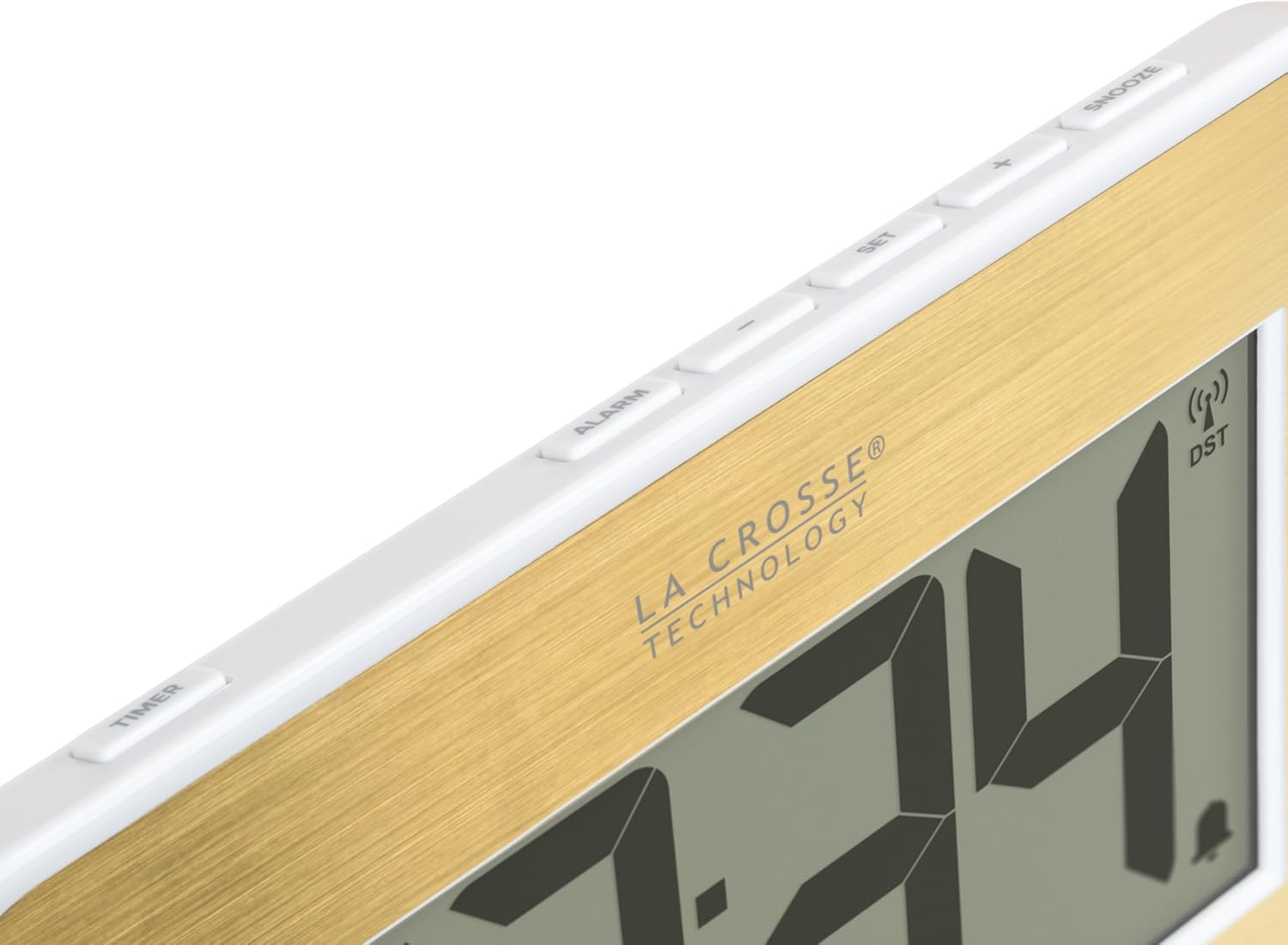 La Crosse Technology L73859 Two-Tone Atomic Digital Clock with Temperature 1