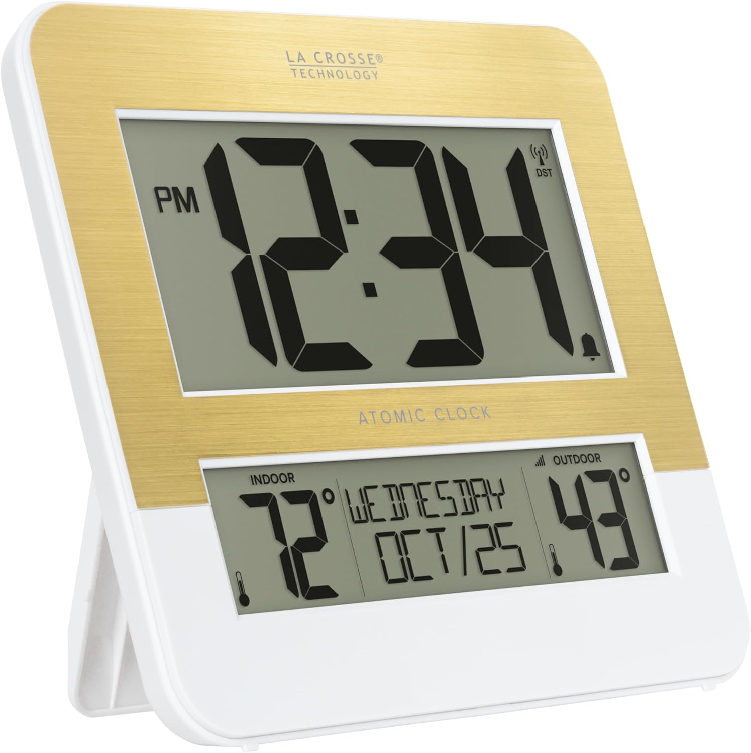 La Crosse Technology L73859 Two-Tone Atomic Digital Clock with Temperature 1