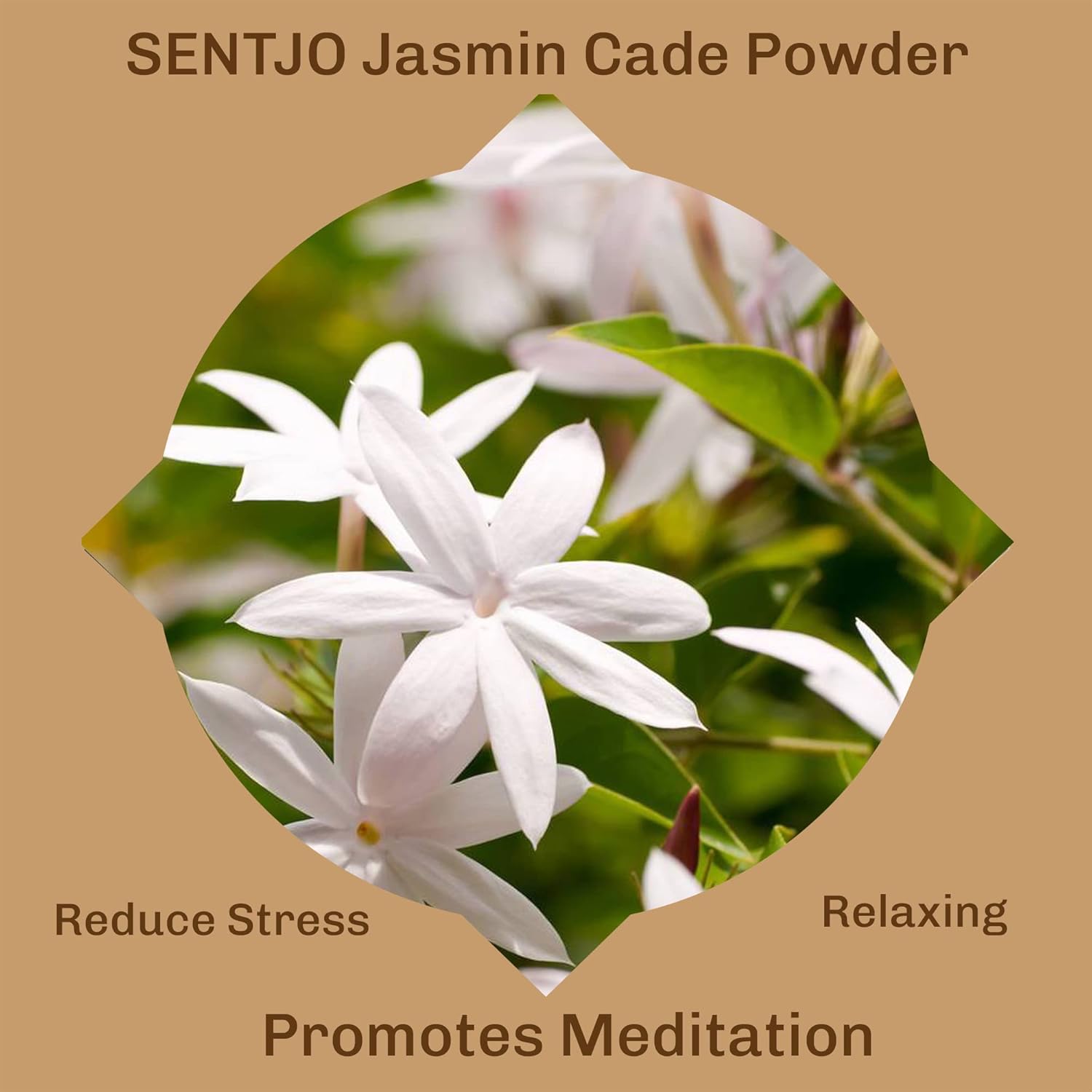 Premium Natural Cade Incense Powder Jasmine 32oz Handmade France