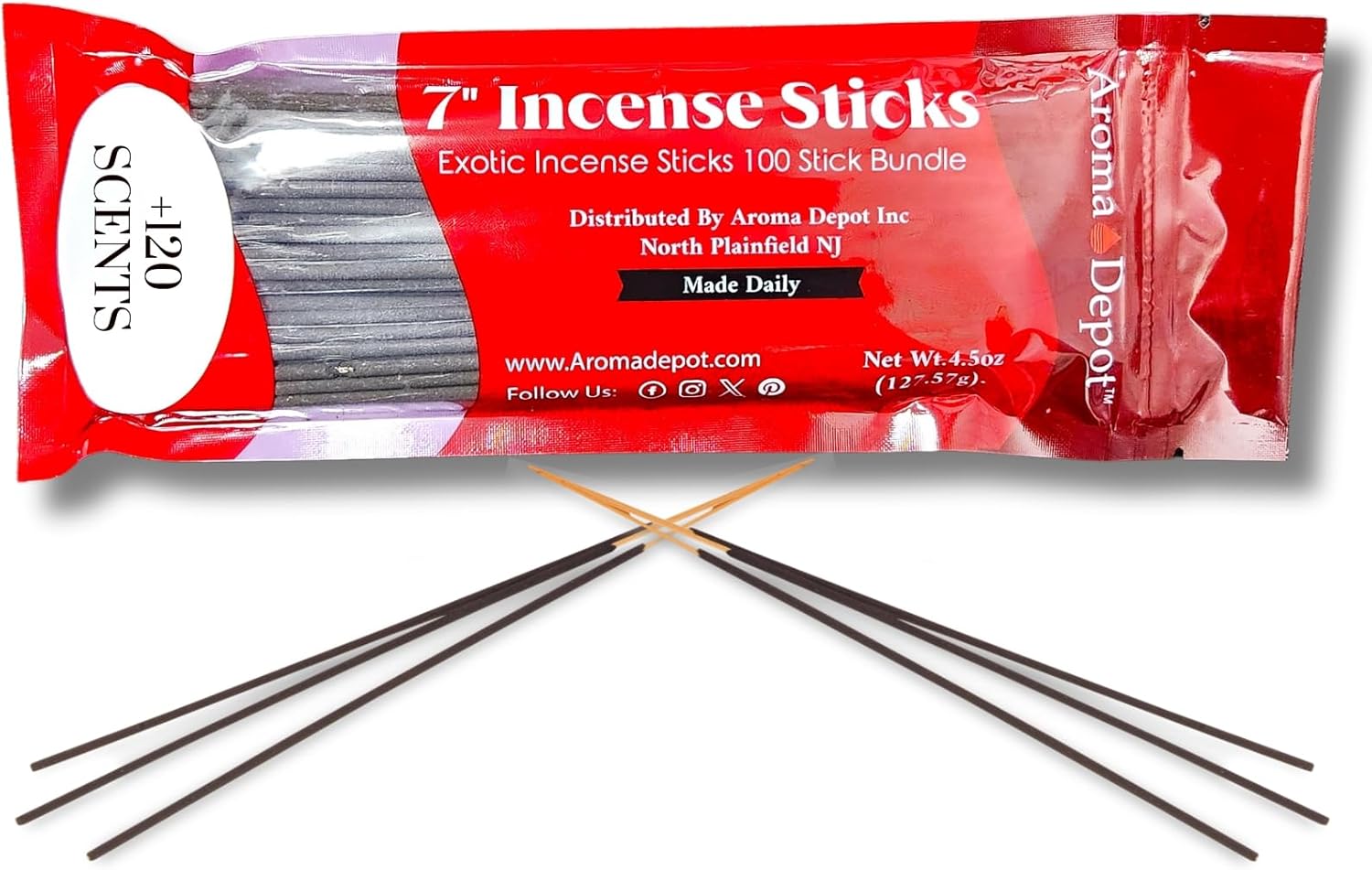 Egyptian Sandalwood Charcoal Incense Sticks - 85-100 Per Bundle