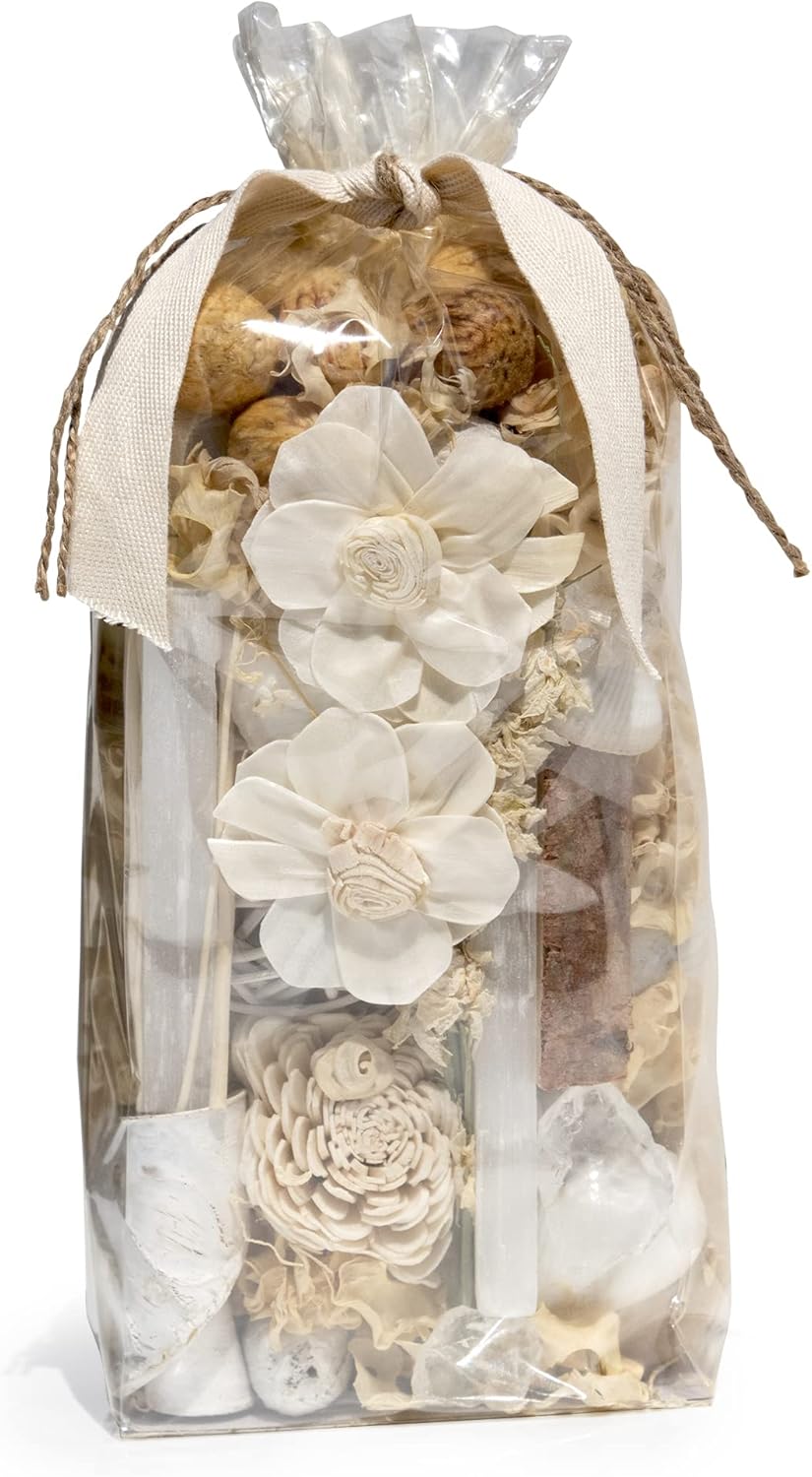 ANDALUCA 20 oz Botanical Potpourri with Selenite Crystals