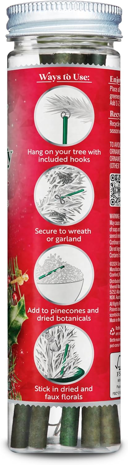 Scentsicles Christmas Ornaments with Hooks - 2 Pack