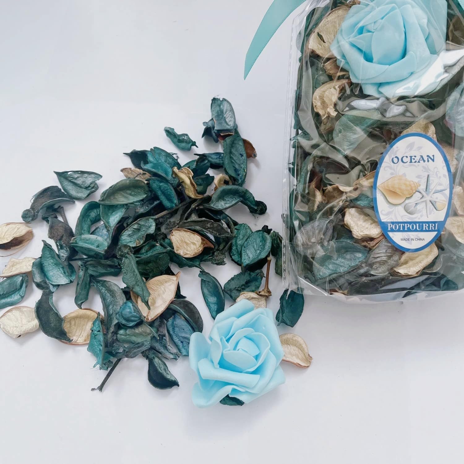 BOTIDE Potpourri Bags with Petals 2 Bags10oz Royal Ocean