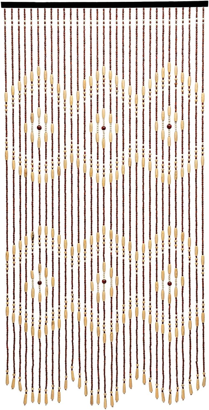 Wooden Bead Curtain Divider for Home Decor