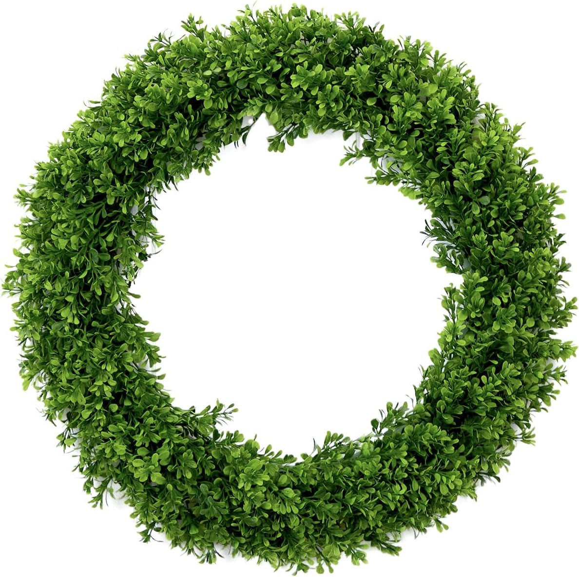 Nearly Natural 20in Artificial Boxwood Wreath