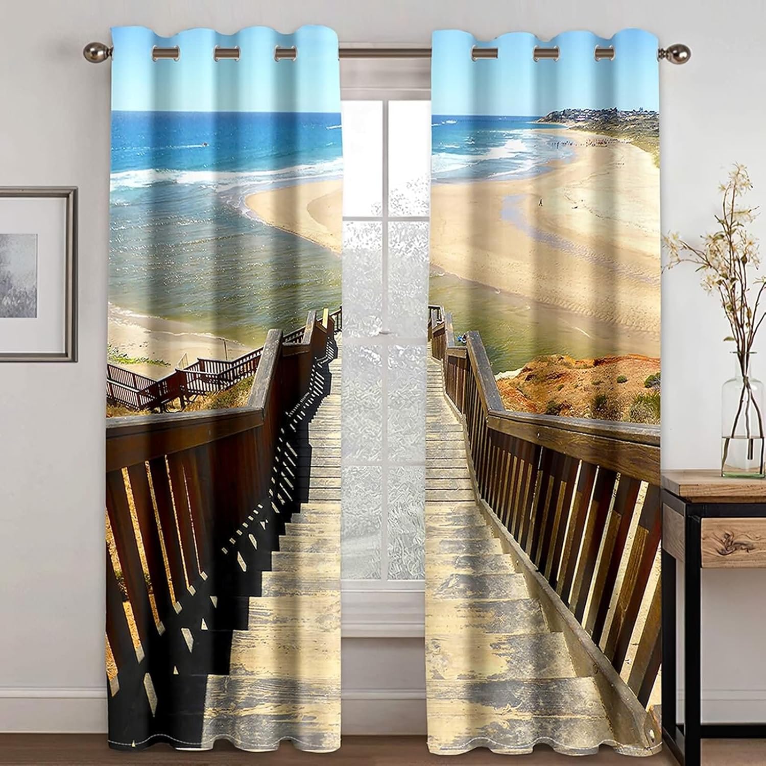 Homxi Blackout Curtains 2 Pack 52x63 Inch