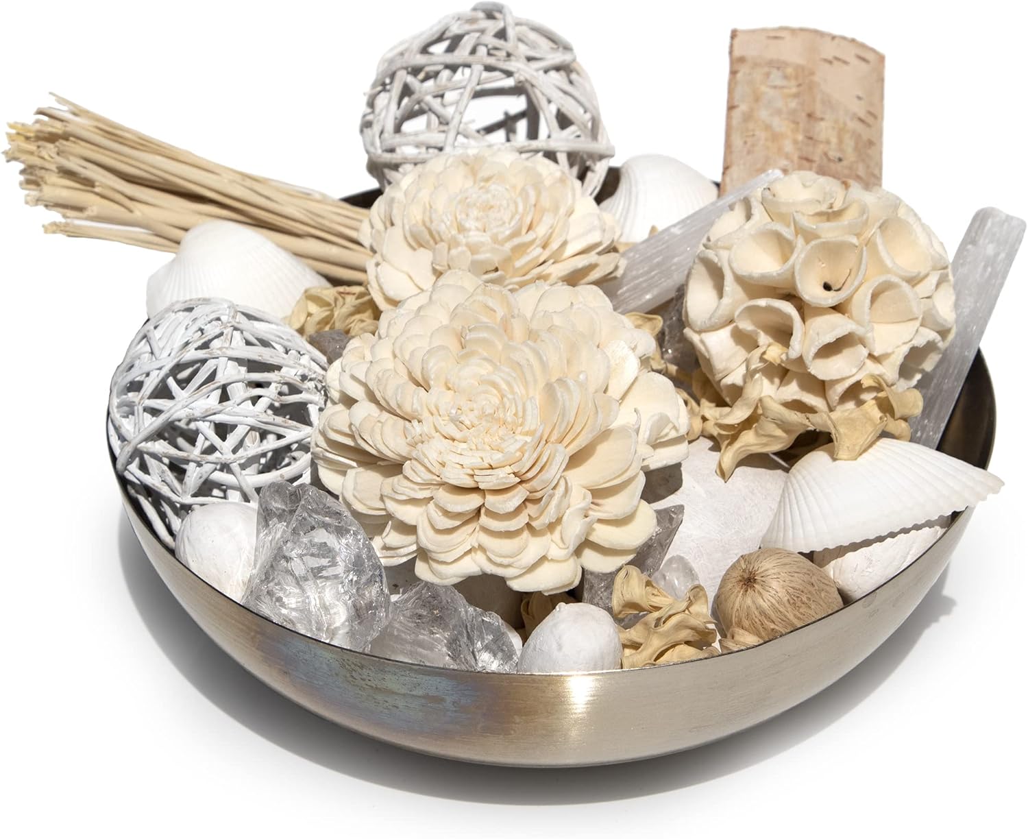 ANDALUCA 20 oz Botanical Potpourri with Selenite Crystals