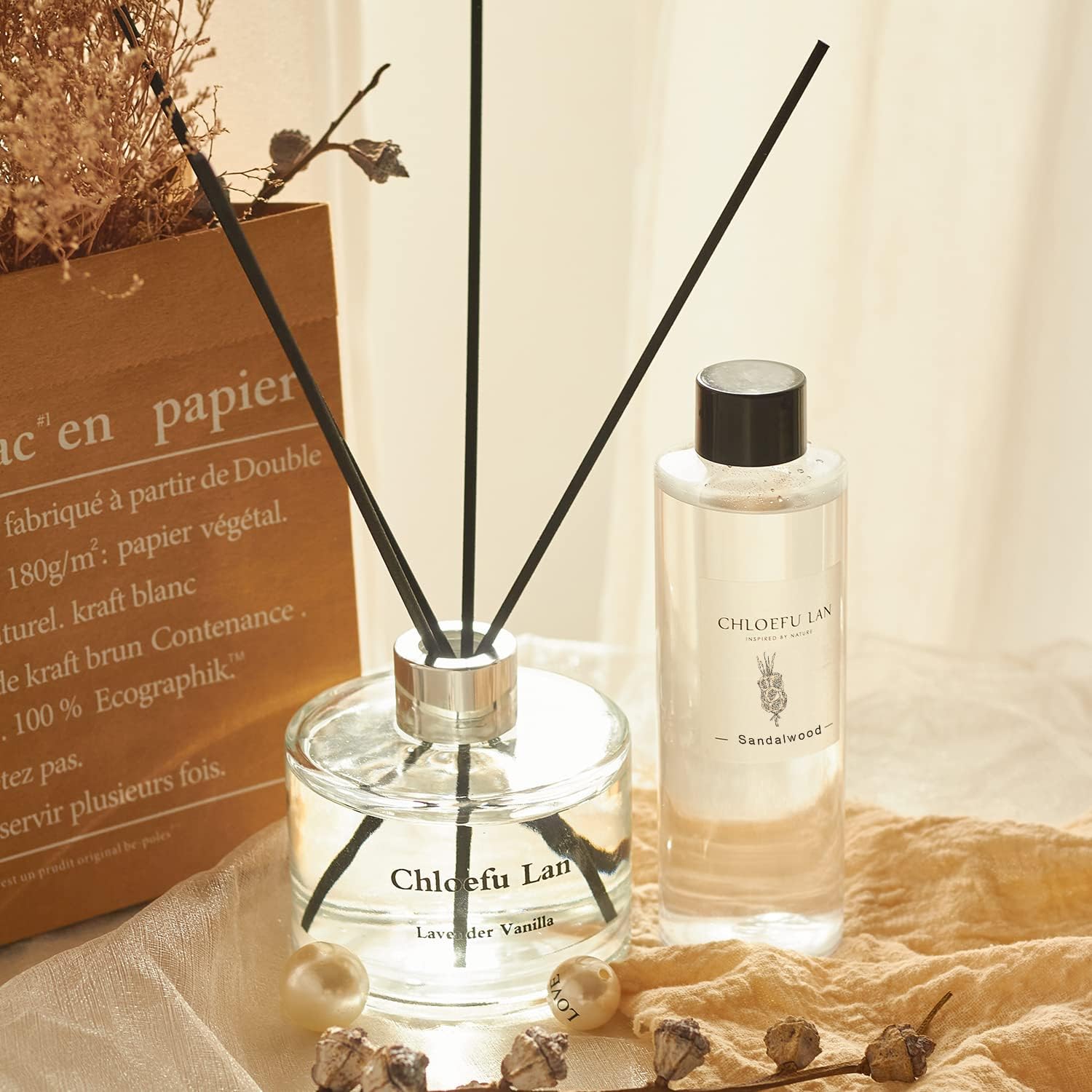 Chloefu LAN Sandalwood Scented Diffuser Oil 200ml