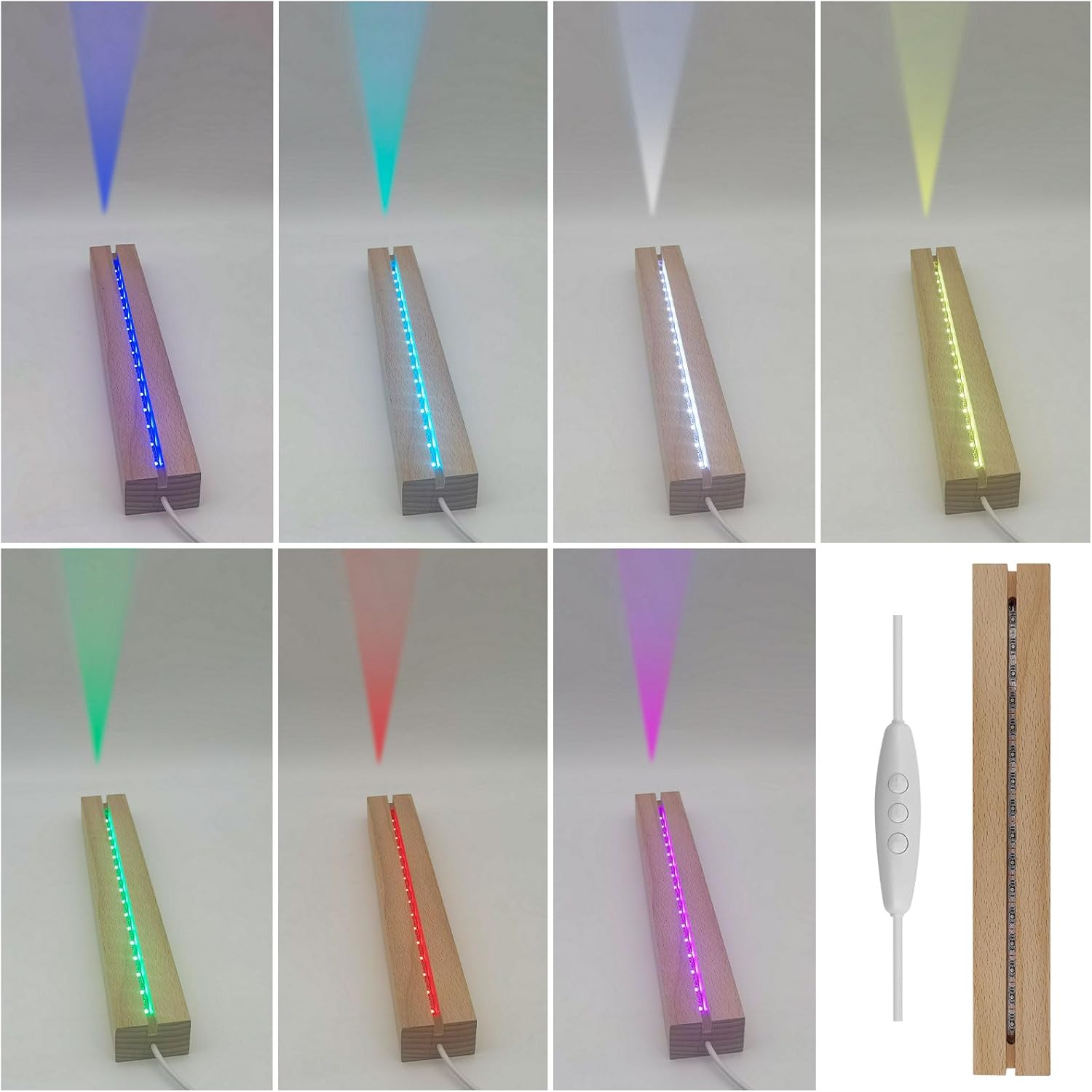 118 Inch Rectangle LED Lighted Display Base Stand