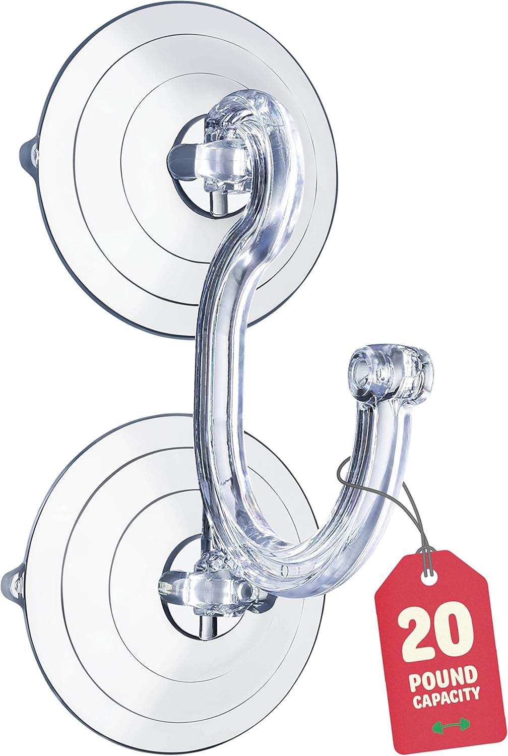 SEWANTA Giant Suction Wreath Hanger for Glass Doors