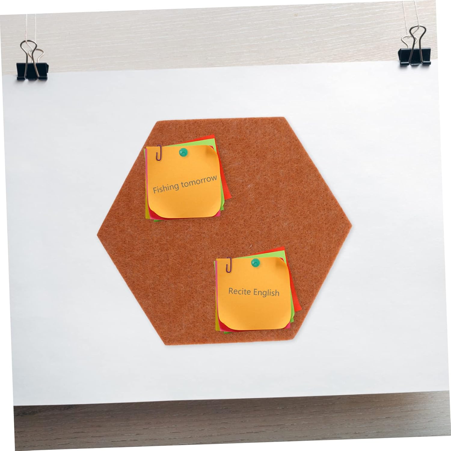 Hexagon Felt Bulletin Board Set for Home Office