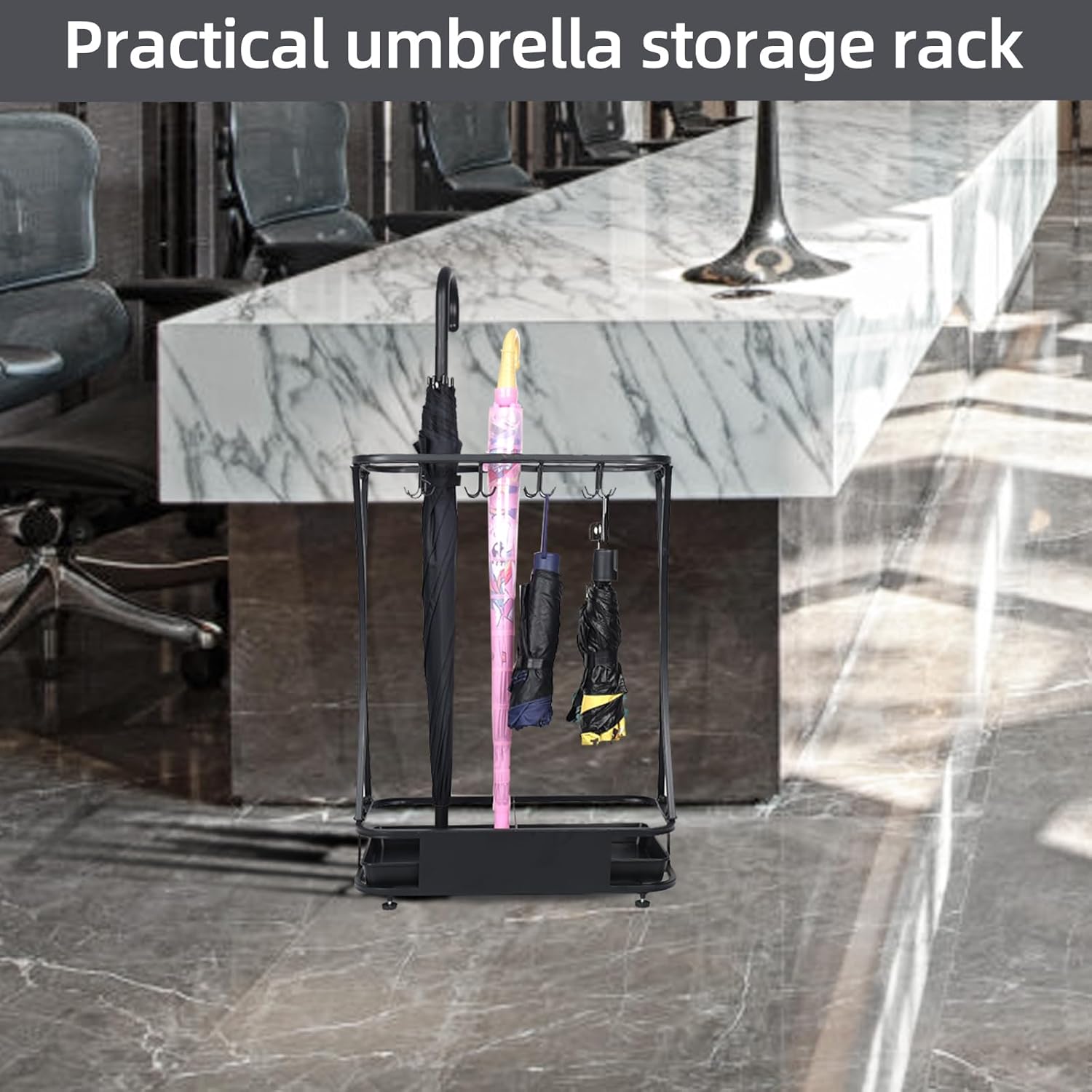 AetherWings Umbrella Stand Rack with 15 Slots Holder