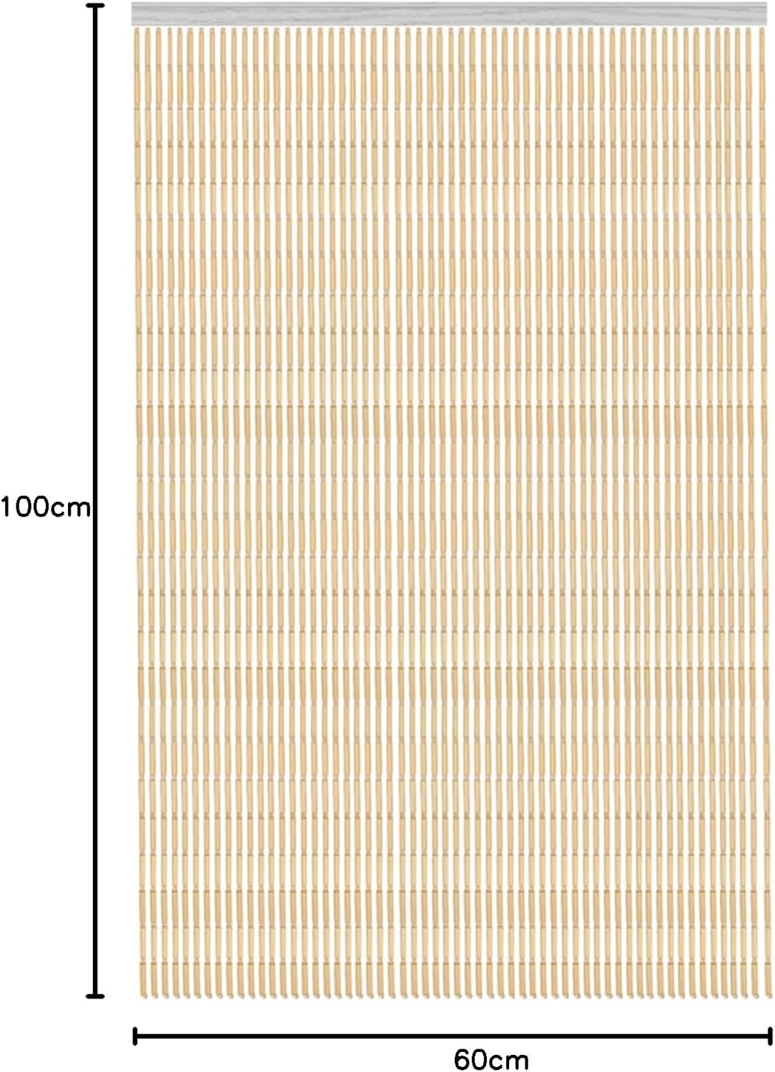 CHUNJIMAN Bamboo Beaded Door Curtain Panel Screen Decorative Divider