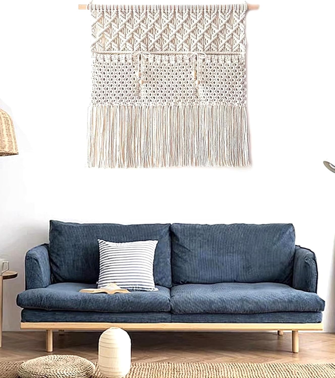 Macrame Curtains Cotton Macrame Wedding Backdrop Doorway Drapes