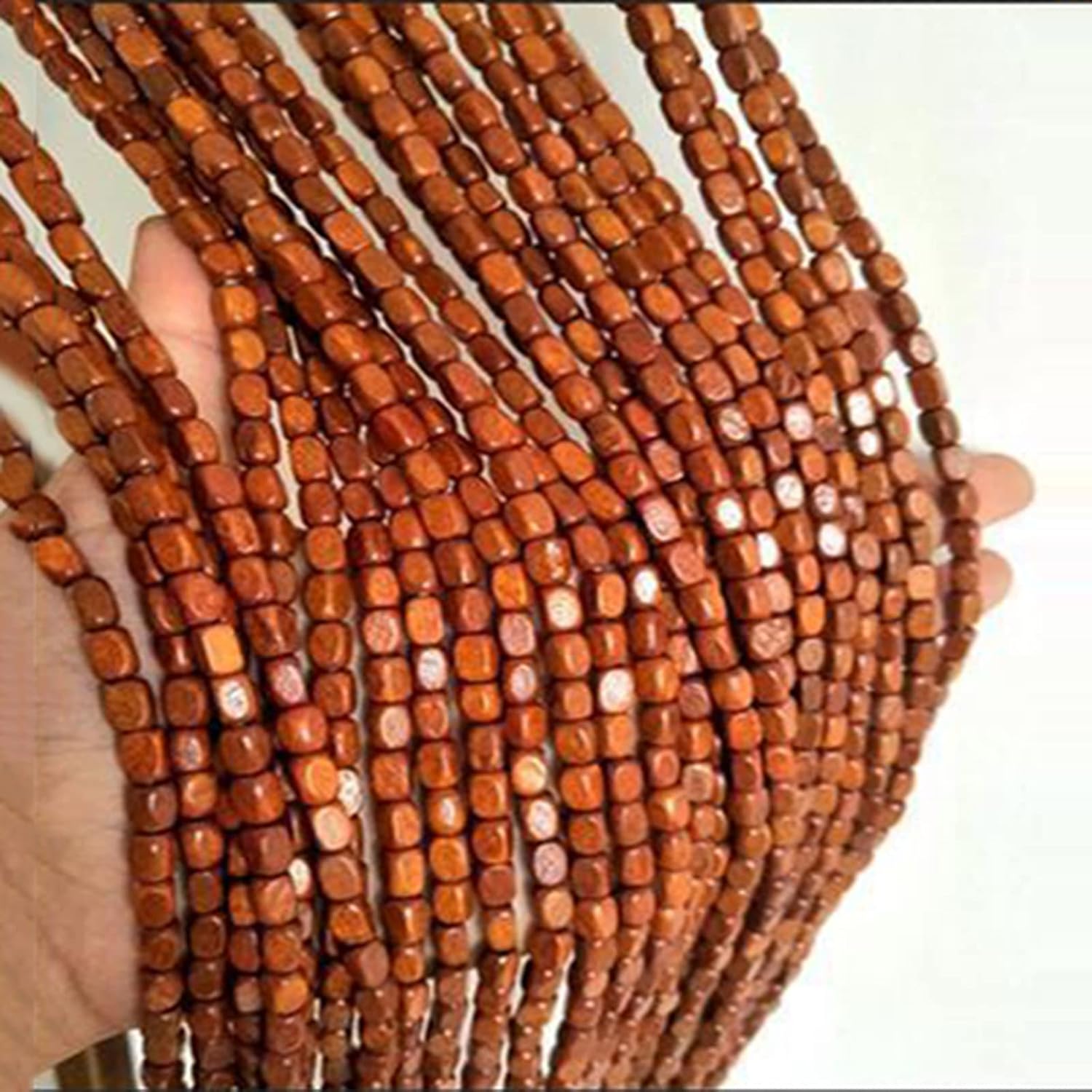 Natural Bamboo Beaded Door Curtain for Privacy