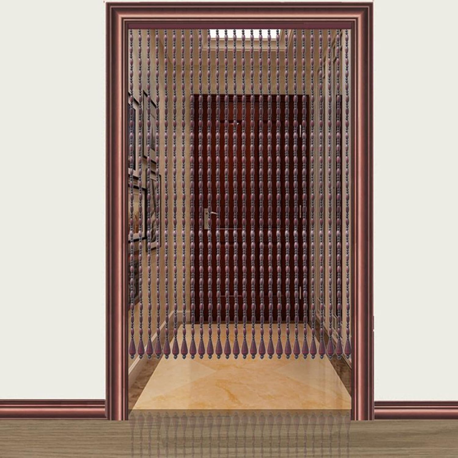 Wood Beaded Curtains for Bedroom Kitchen Door Divider