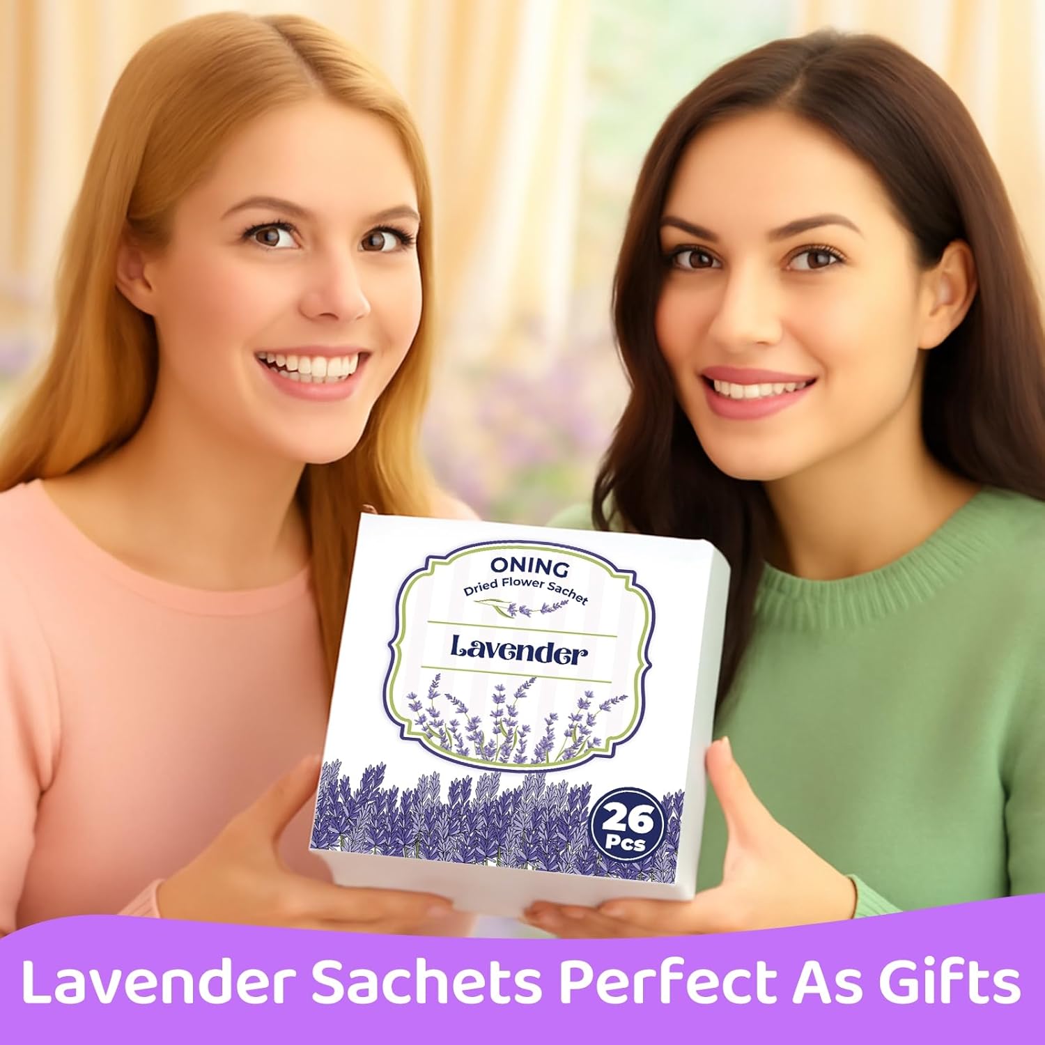 26 Pack Lavender Sachet Bags for Home and Wardrobe