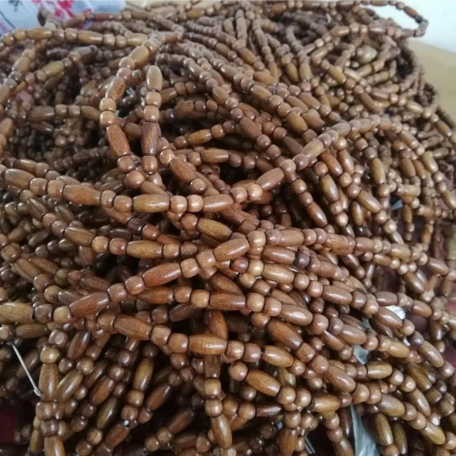 Wood Beaded Curtains for Doorway and Room Divider