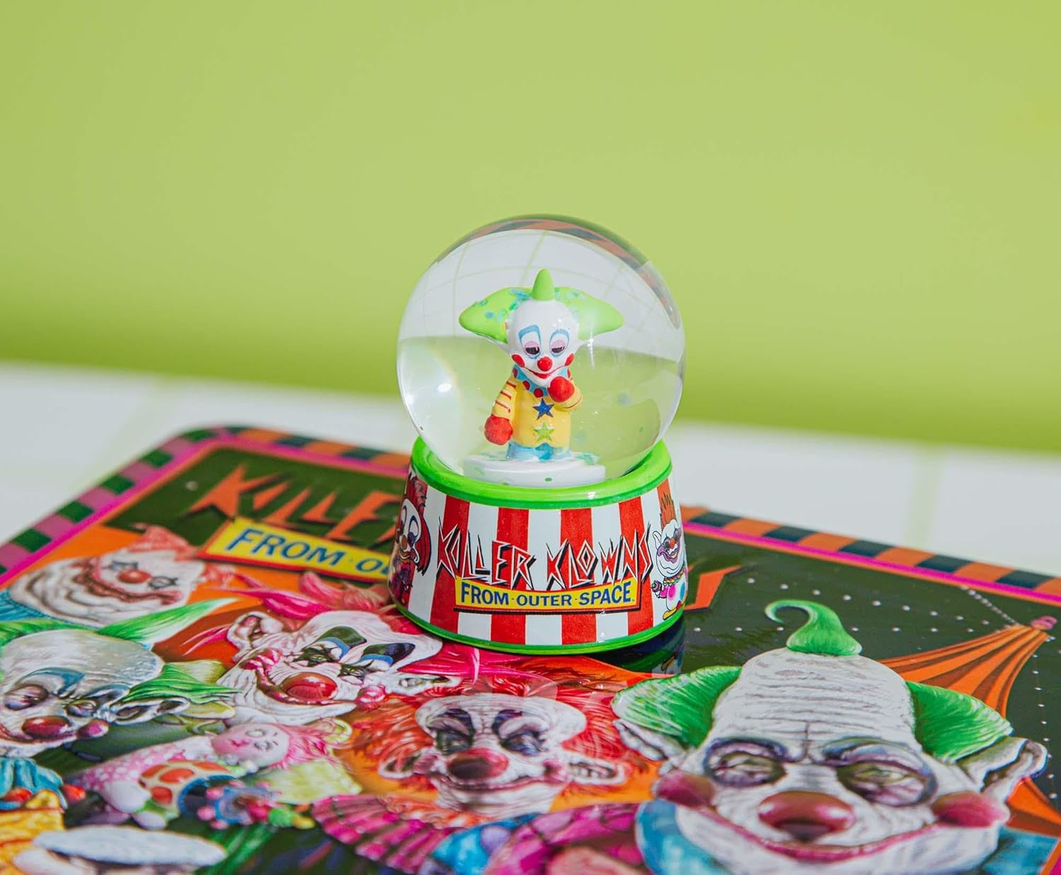 Killer Klowns from Outer Space Snow Globe Miniature 3 Inches