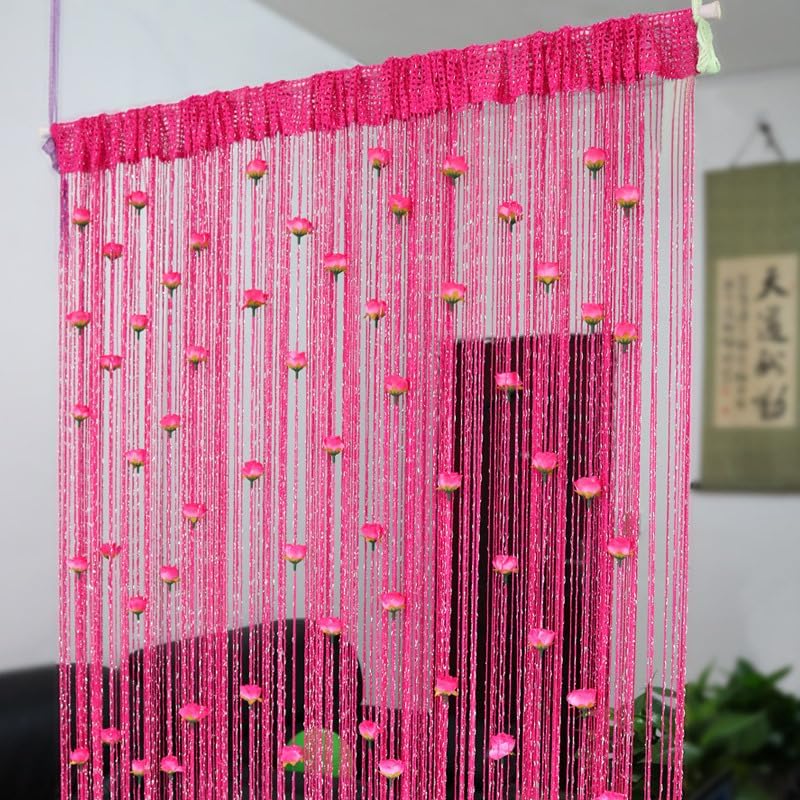Manutox Rose Thread Door Curtain - 3937 x 7874in