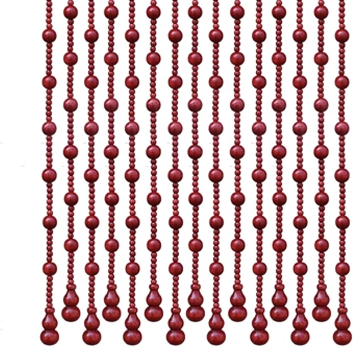 NESLAY Wooden Beaded Curtains Room Divider