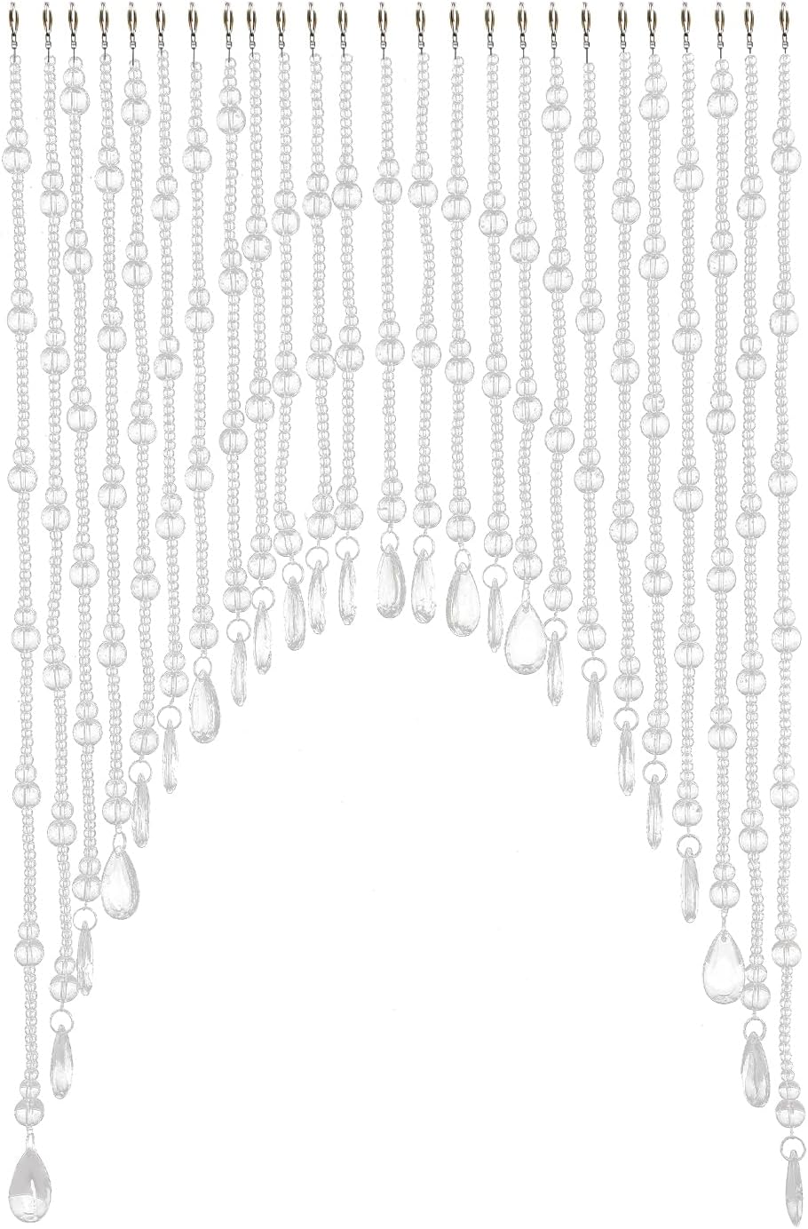Crystal Glass Beaded Curtain for Door Partition