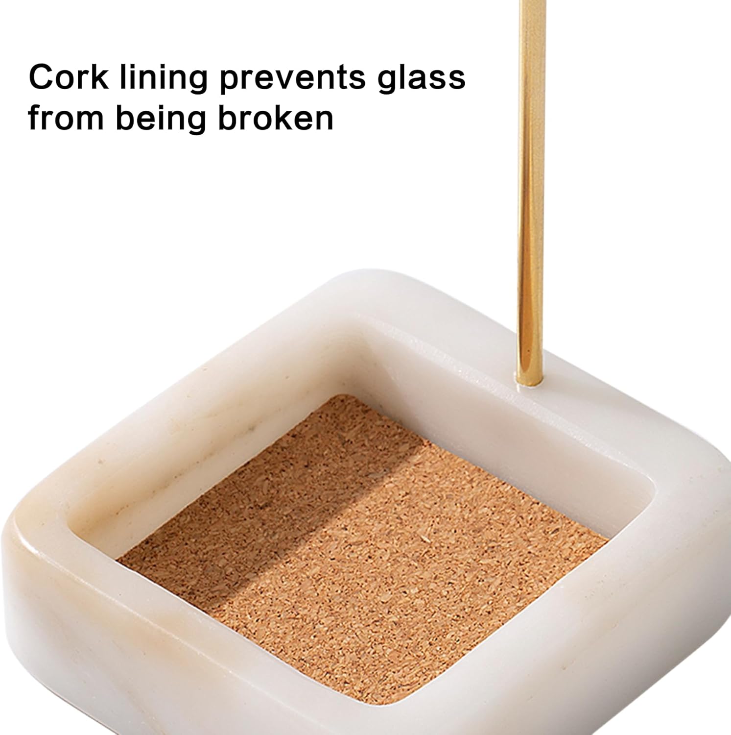 Unique Marble Incense Stick Holder Anti-Ash Flying 100 Mess-Free