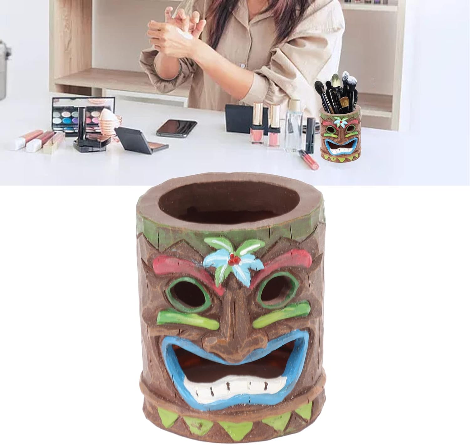 Grimace Ashtray Candle Holder with Simulated Face