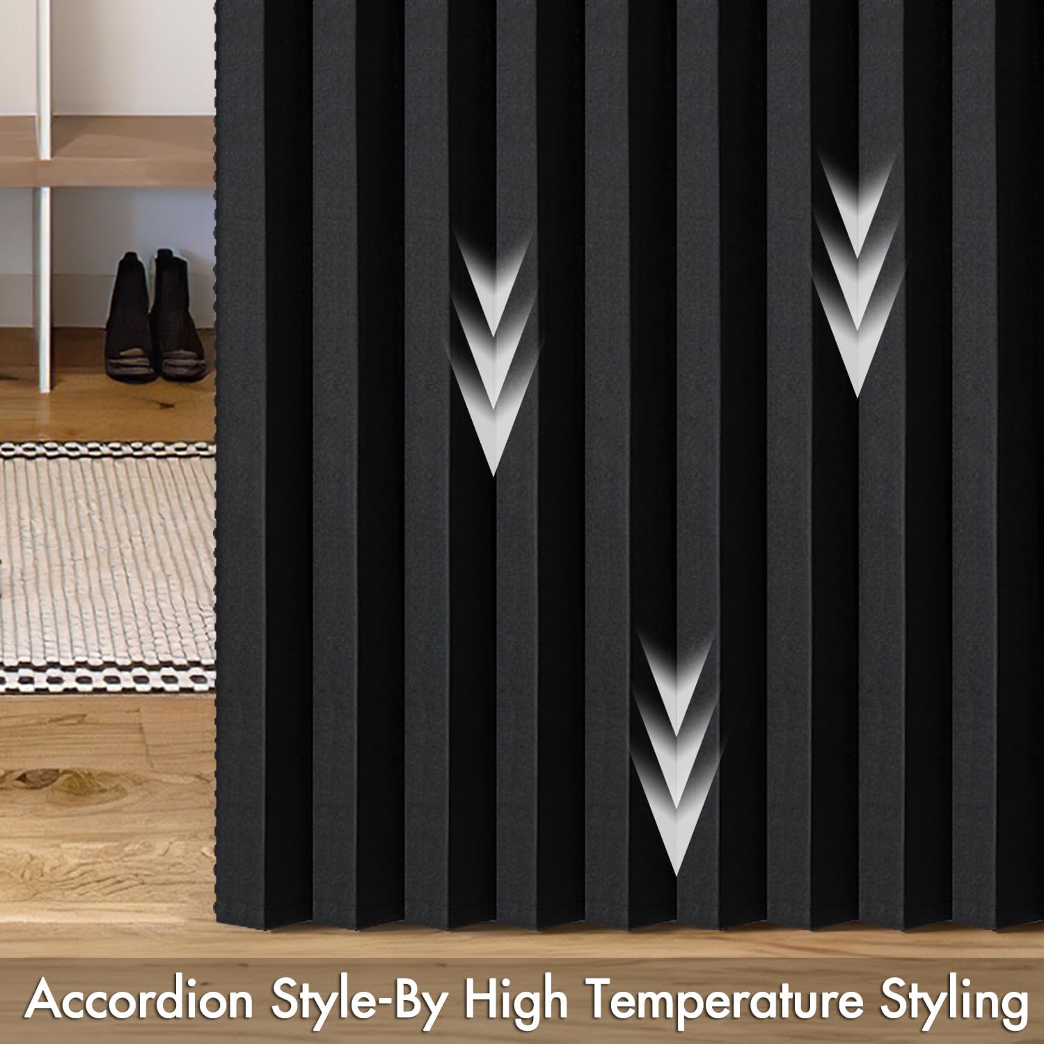 MIULEE Halloween Magnetic Folding Door Curtains 1 Panel