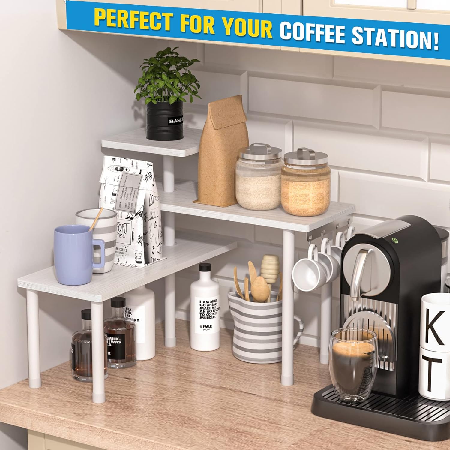 JayRex 3 Tier Bathroom Corner Shelf Organizer