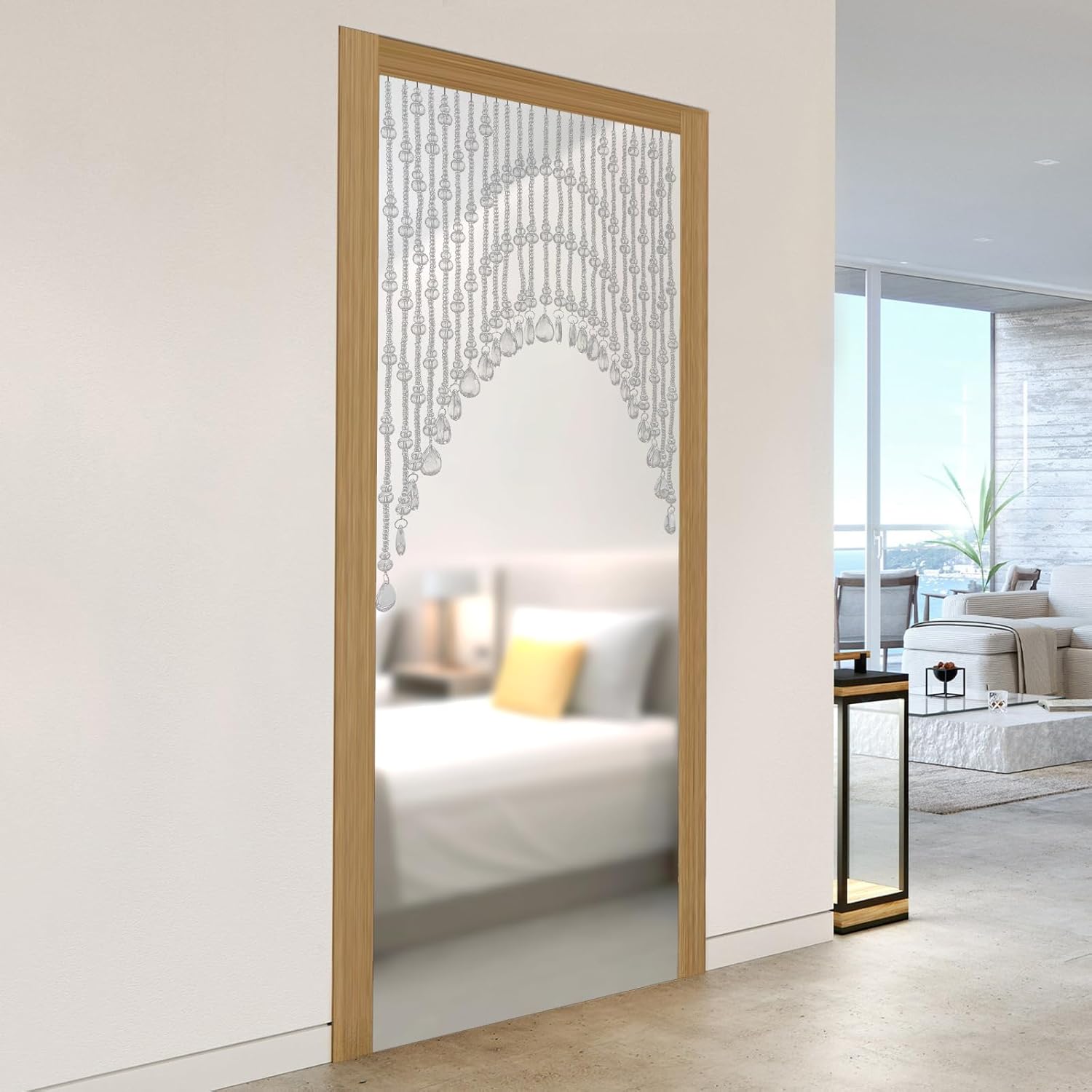 Crystal Glass Beaded Curtain for Door Partition