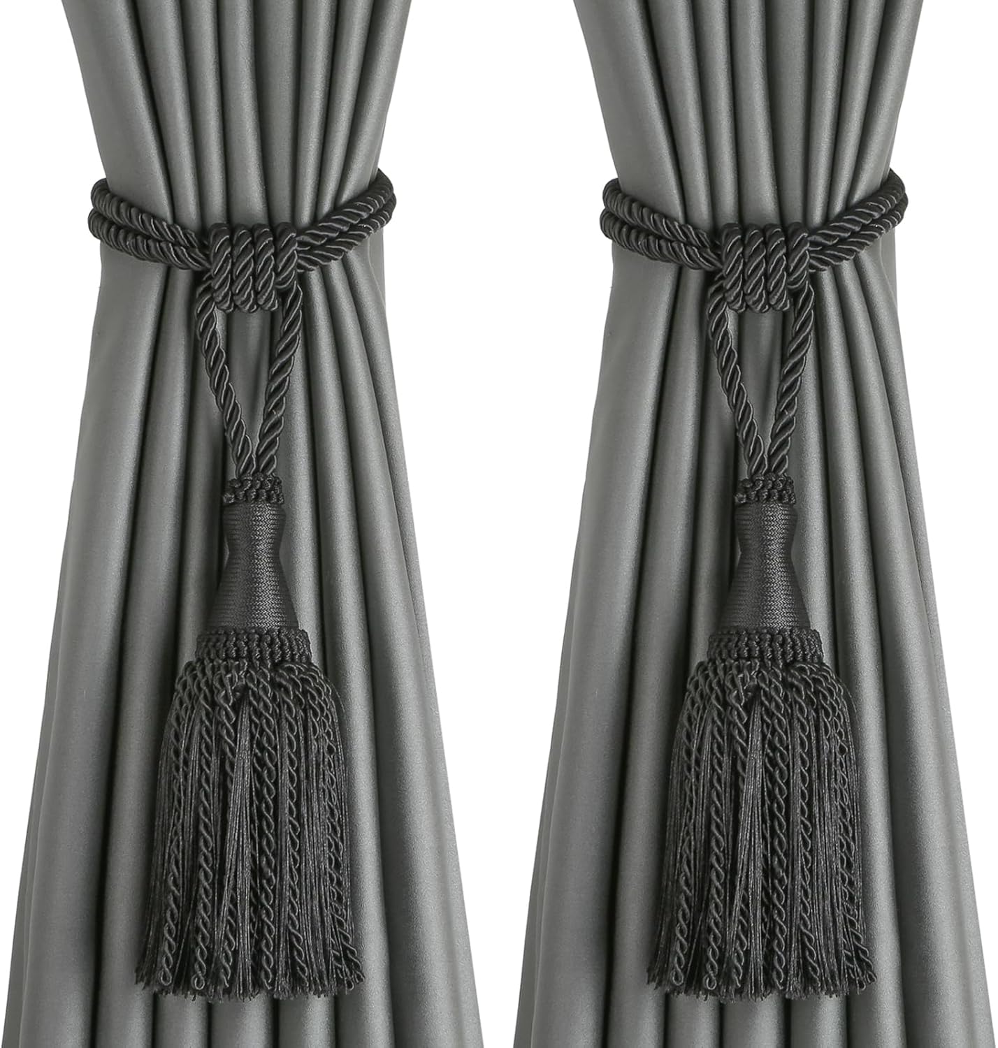 2 Pack Curtain Tiebacks with Tassel Modern Style