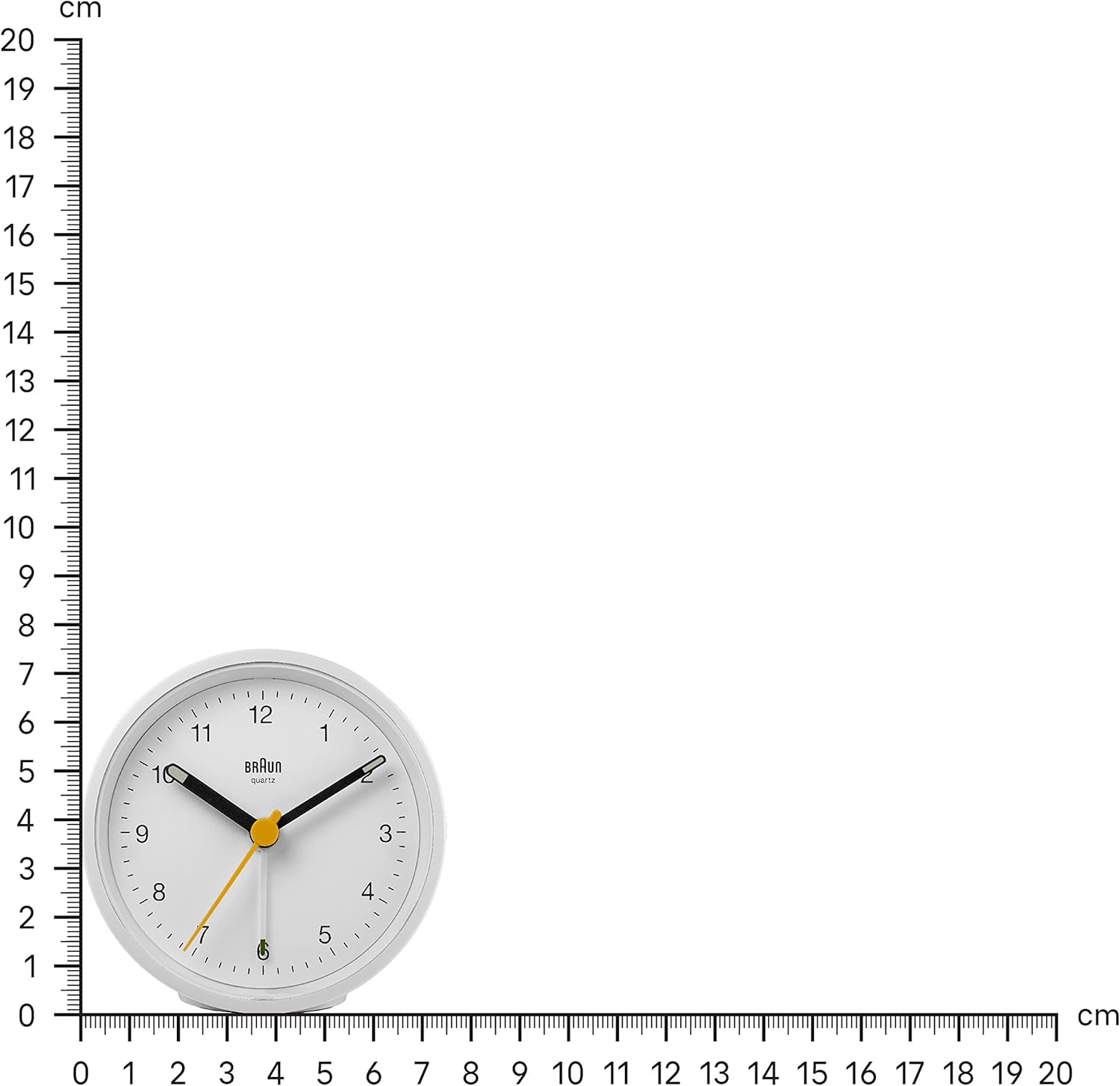 Braun Classic Analogue Alarm Clock with Snooze and Light