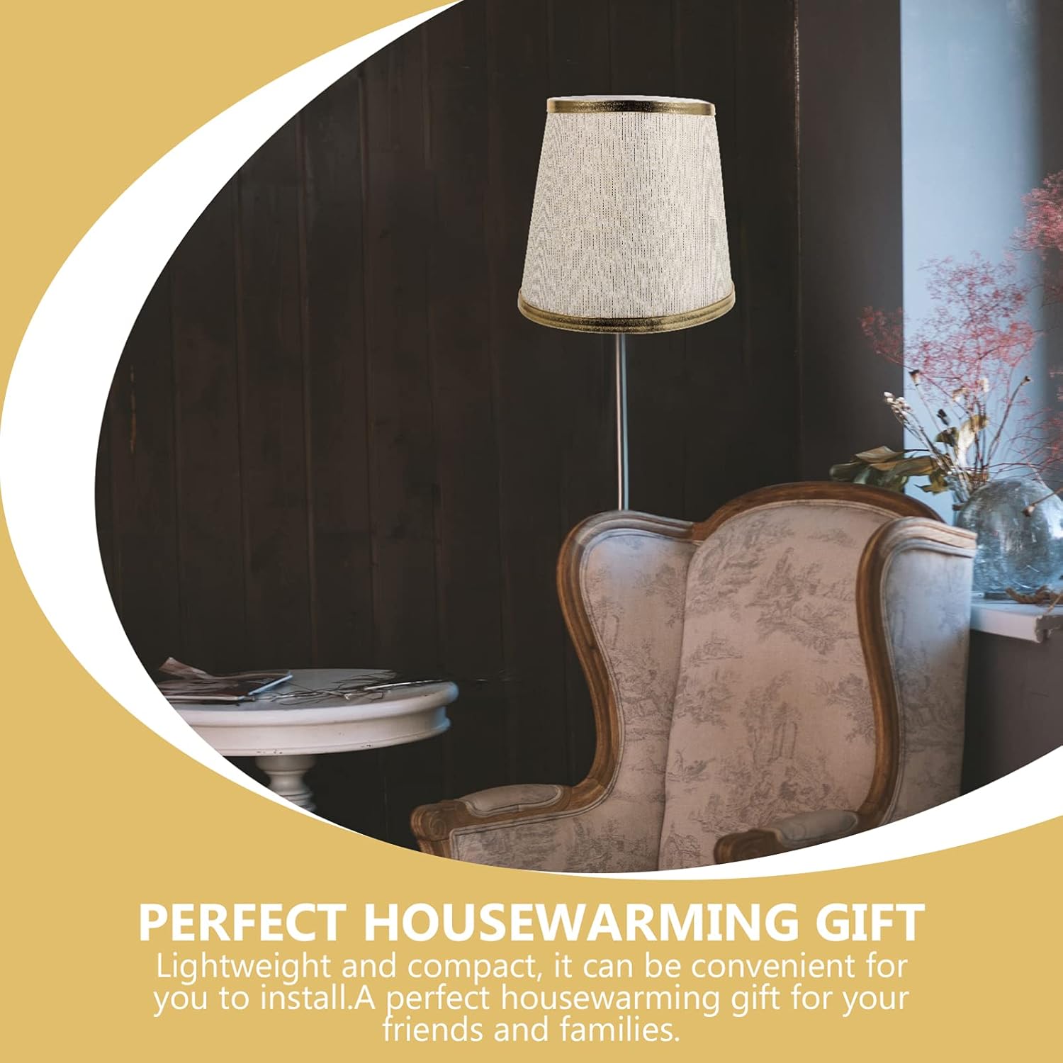 2 Pcs E14 Lampshade for Home Decor and Table Lamps