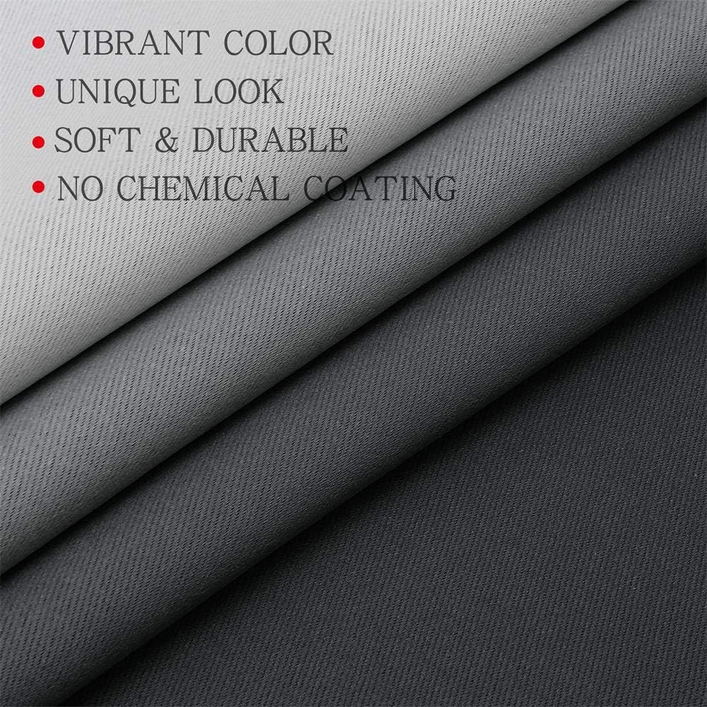 G2000 Ombre Blackout Curtains 2 Panels 63 Inch Length
