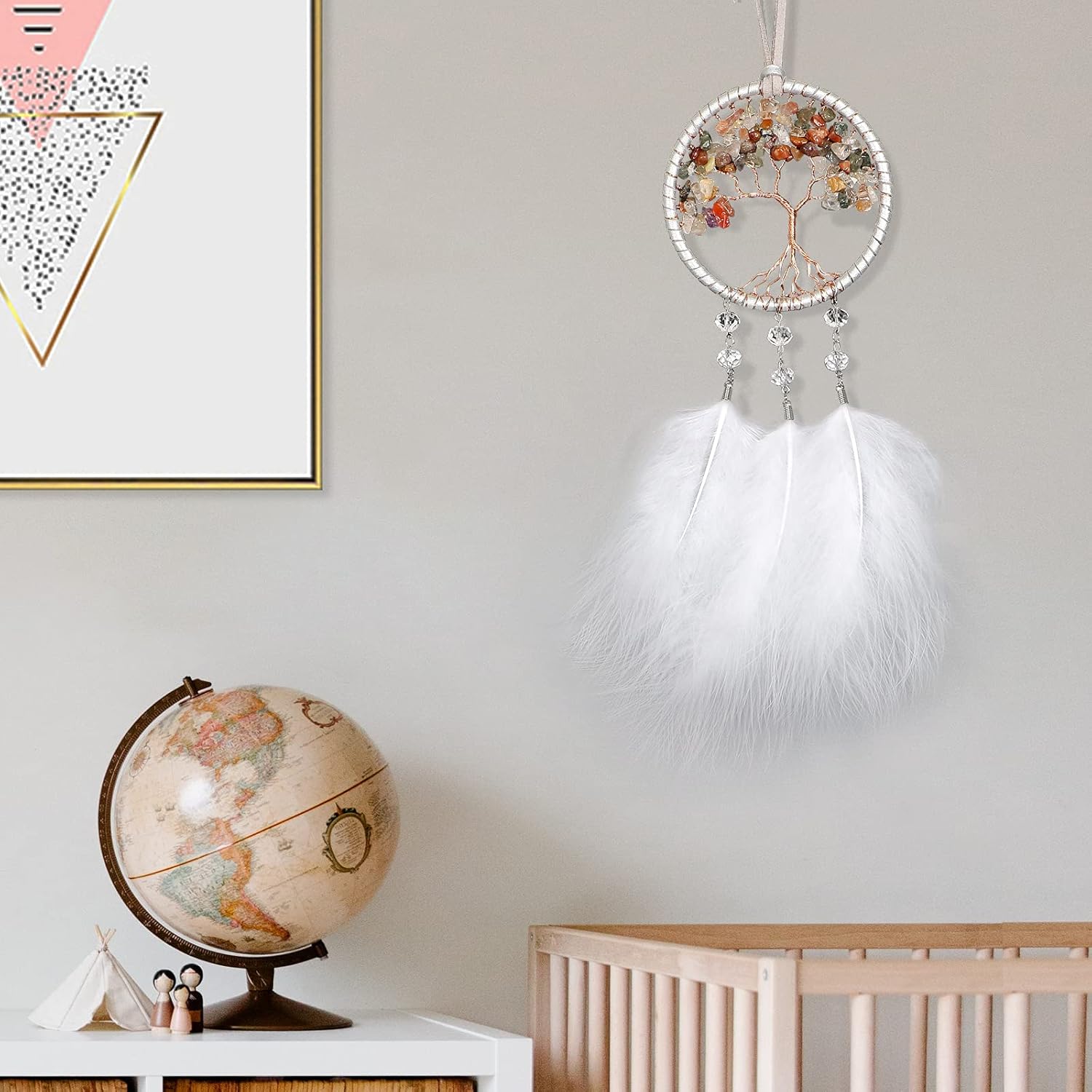 Alynsehom Dream Catcher Car Mirror Pendant 35 Inch