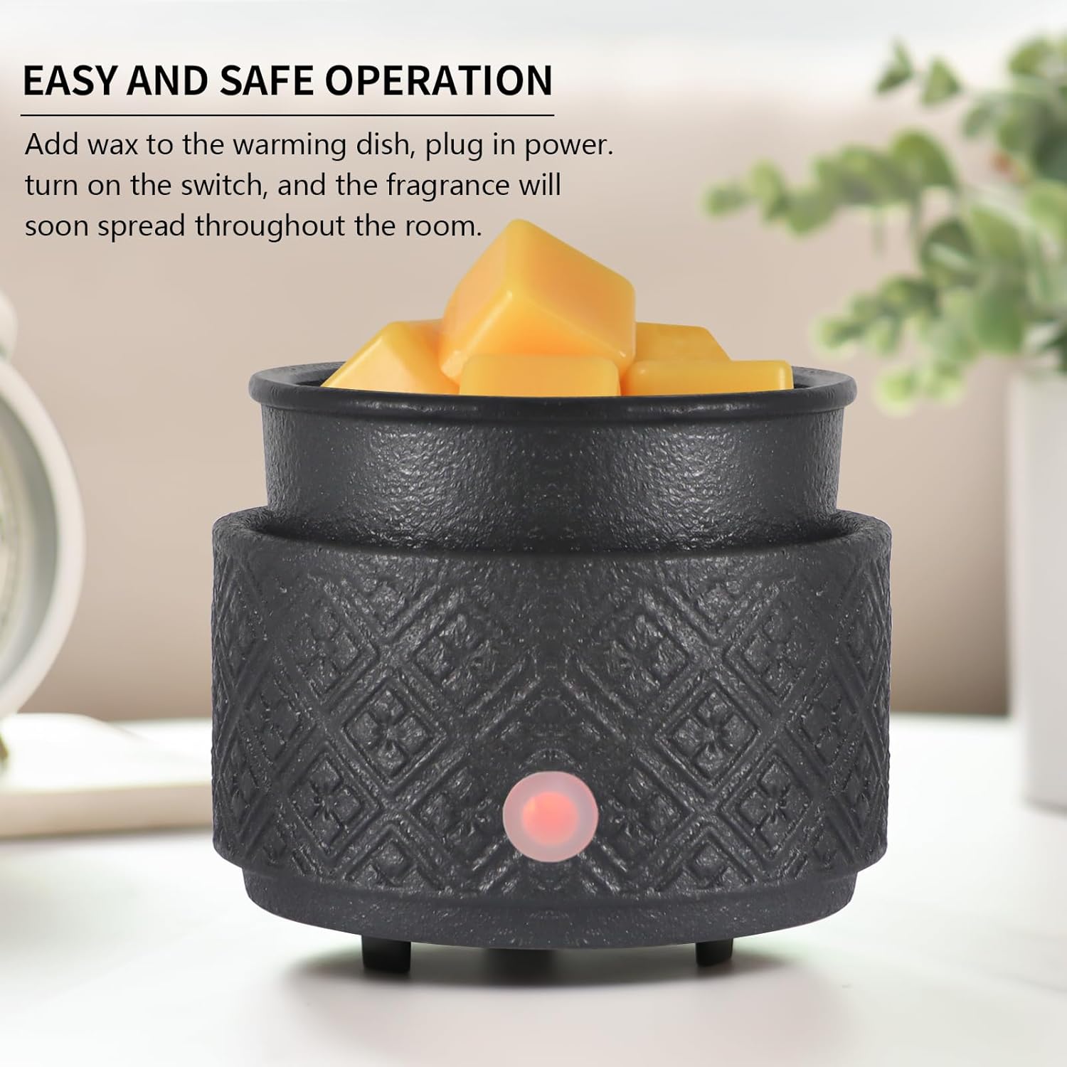 mocosa 3-in-1 Ceramic Wax Warmer with LED Light