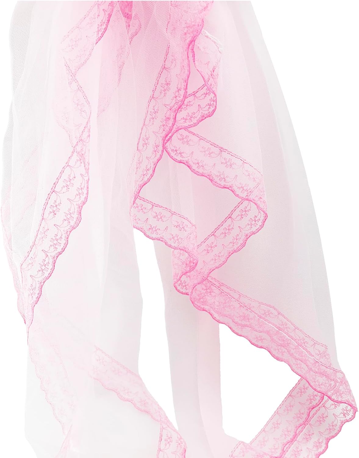 2 Pcs Pink Lace Bow Curtain Tiebacks for Home Office Decor