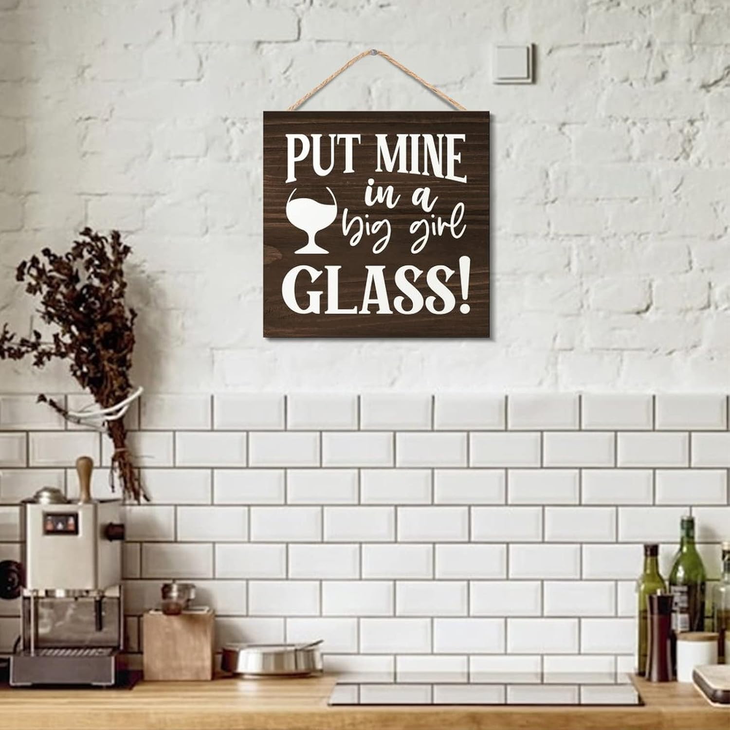 Rustic Wood Wall Art Decor Motivational Sign