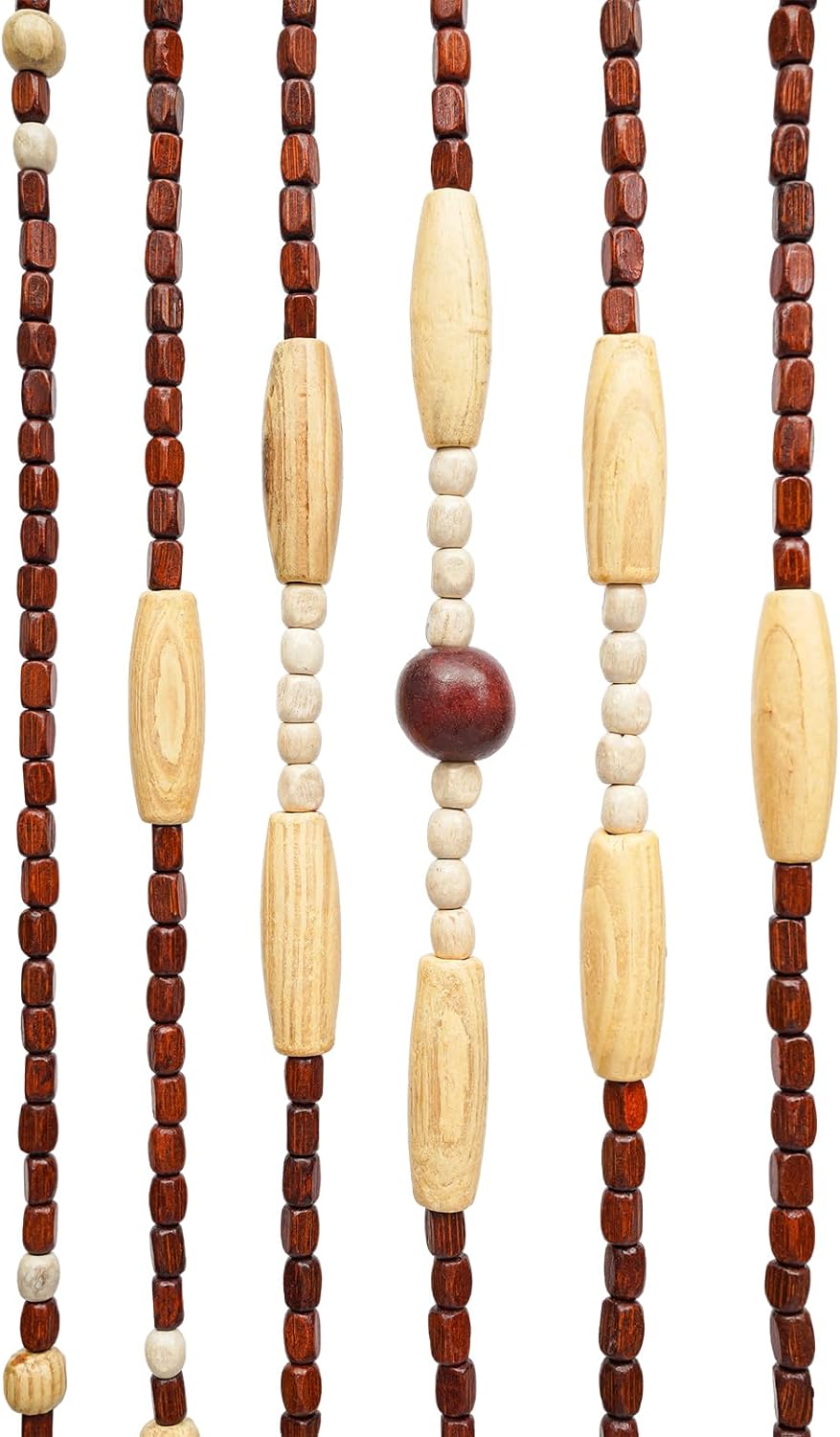 Wooden Bead Curtain Divider for Home Decor