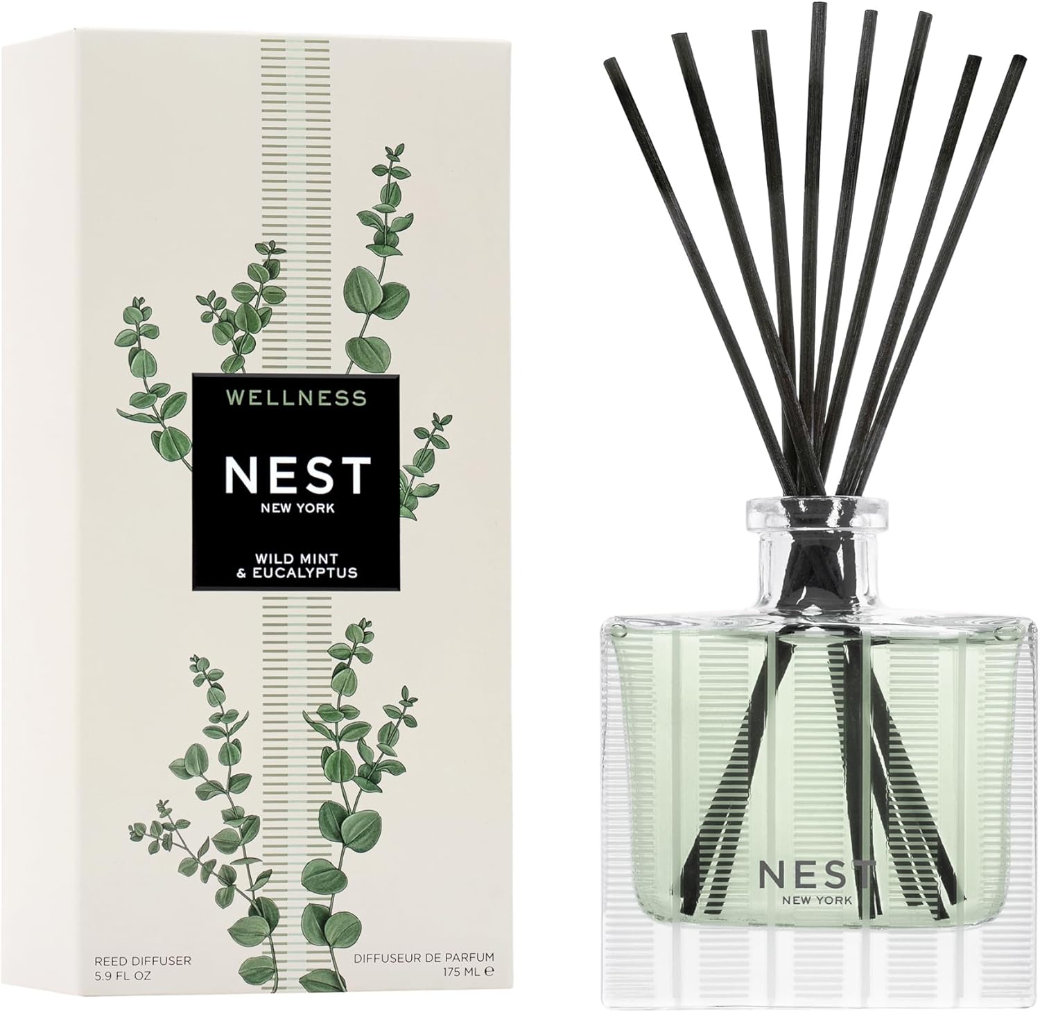 NEST New York Reed Diffuser - Wild Mint Eucalyptus