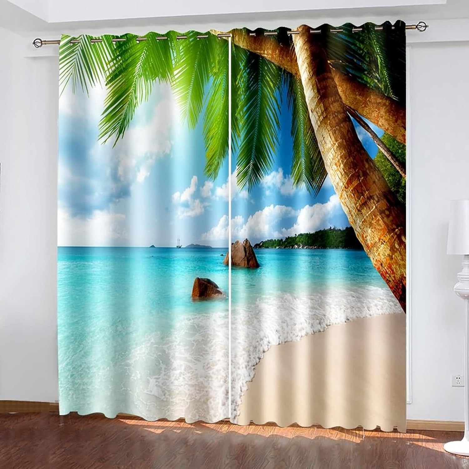 Homxi Blackout Curtains 2 Panels Kitchen Window