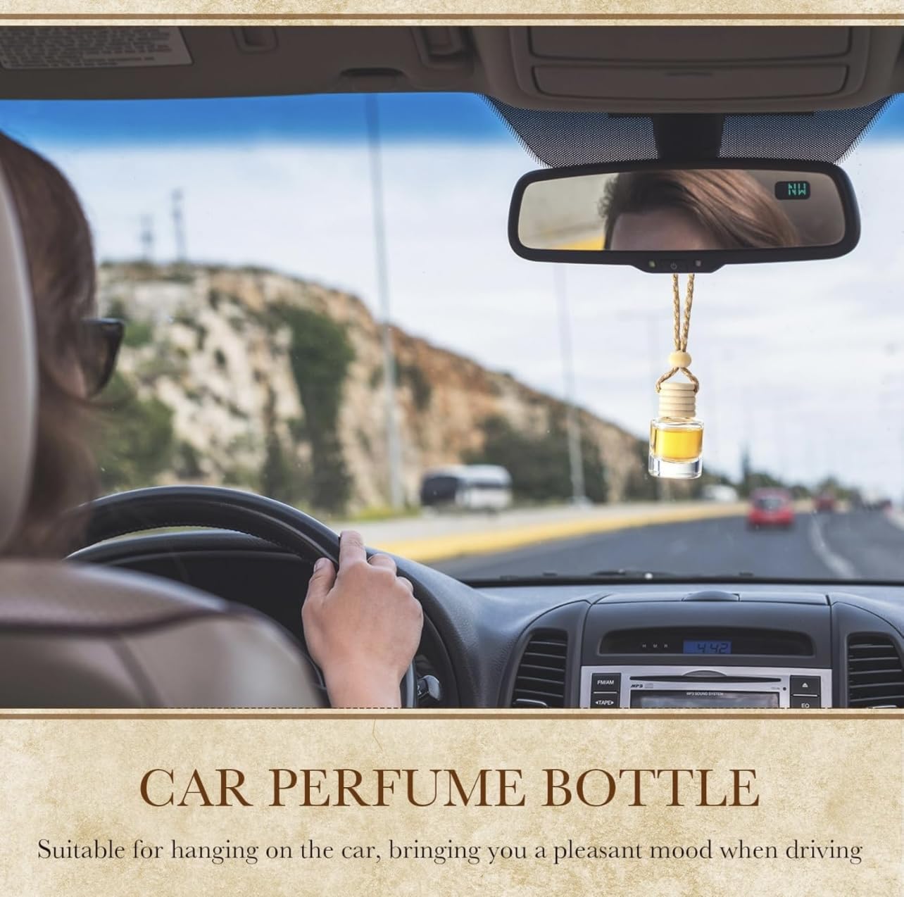 Frankincense Myrrh Car Diffuser - 8ml Glass