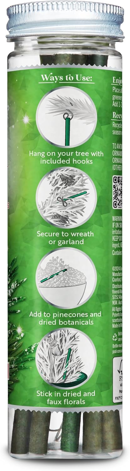 Scentsicles Christmas Ornaments with Hooks - 2 Pack