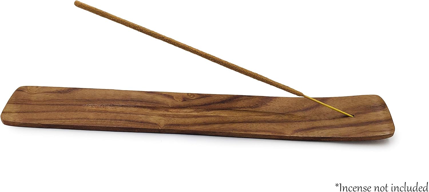 Wooden Incense Holder - 10 Inches Long for Stick Incense